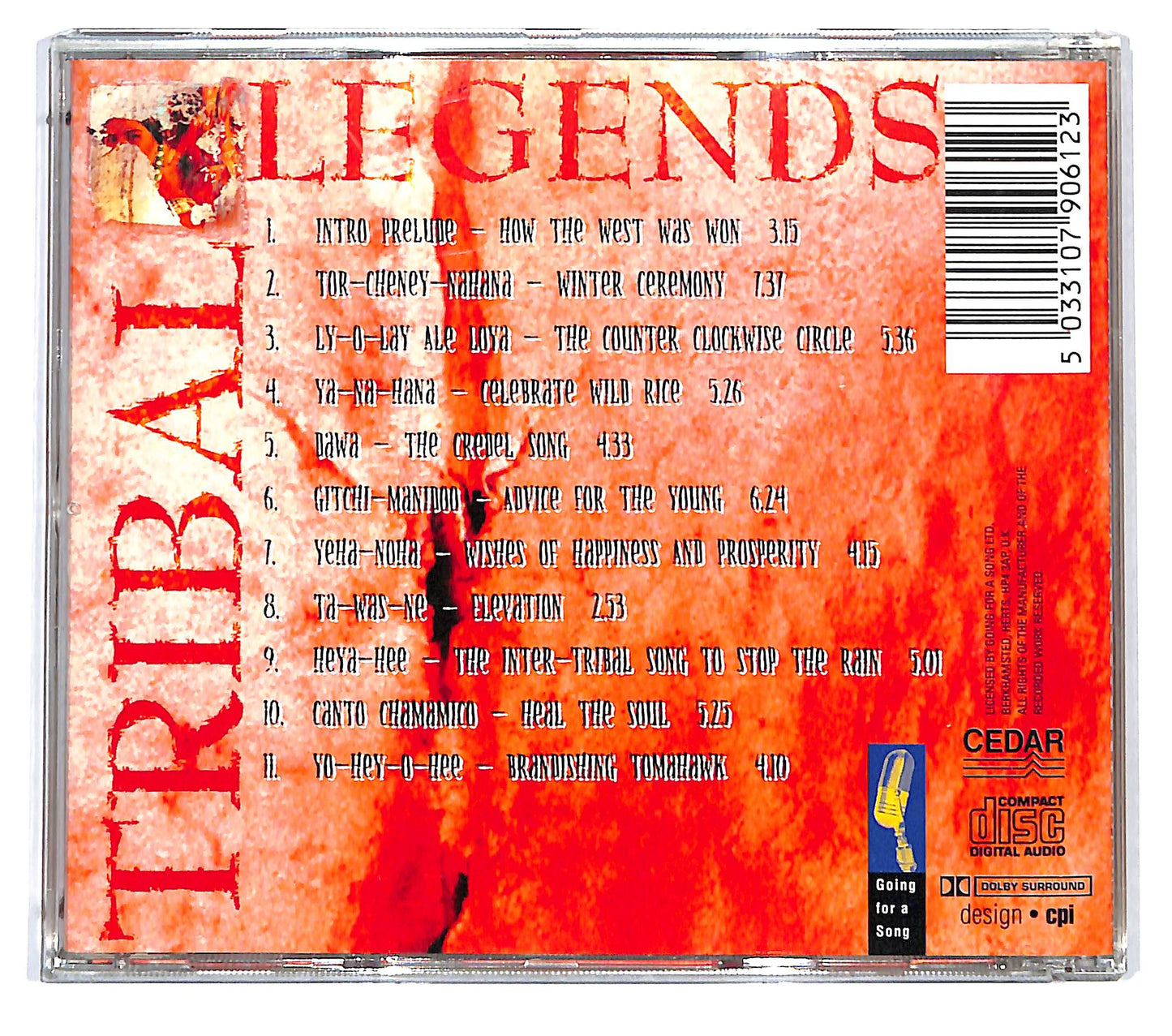EBOND Navajo - Tribal Legends The Sounds Of Native America Vol 1 CD CD123112
