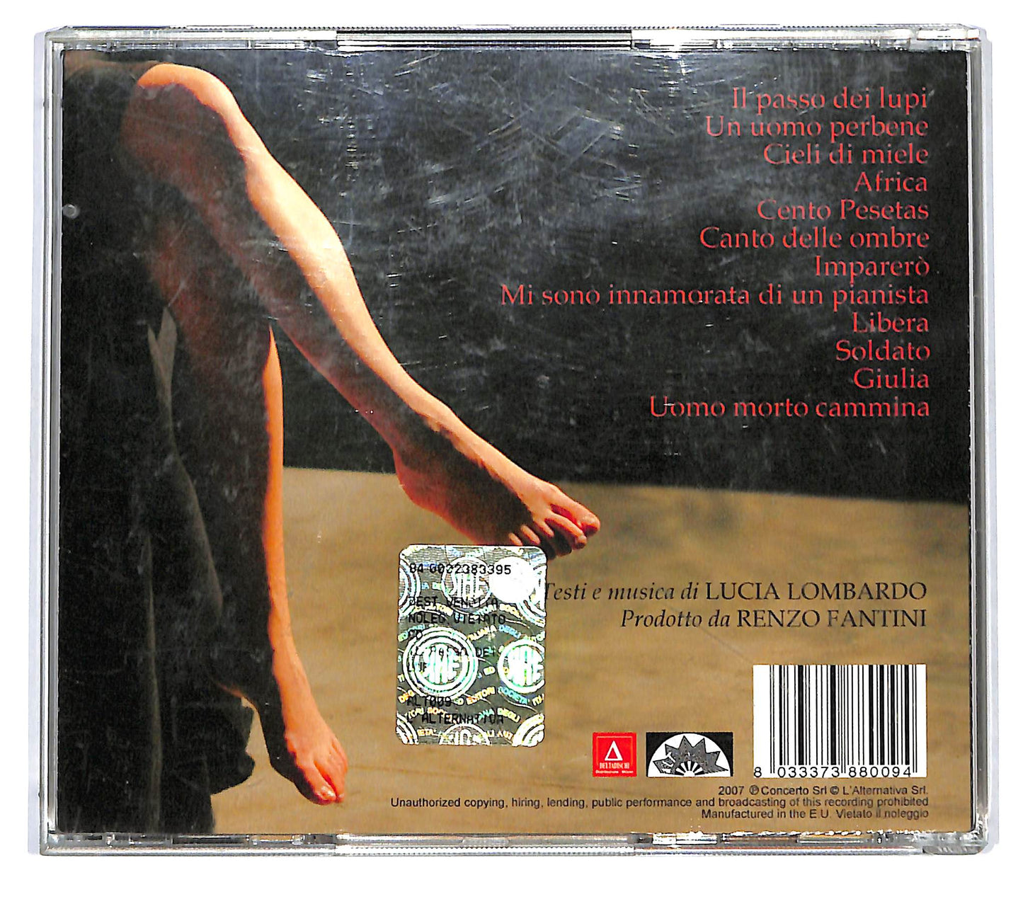 EBOND Lucia Lombardo - Il Passo Dei Lupi CD CD123217