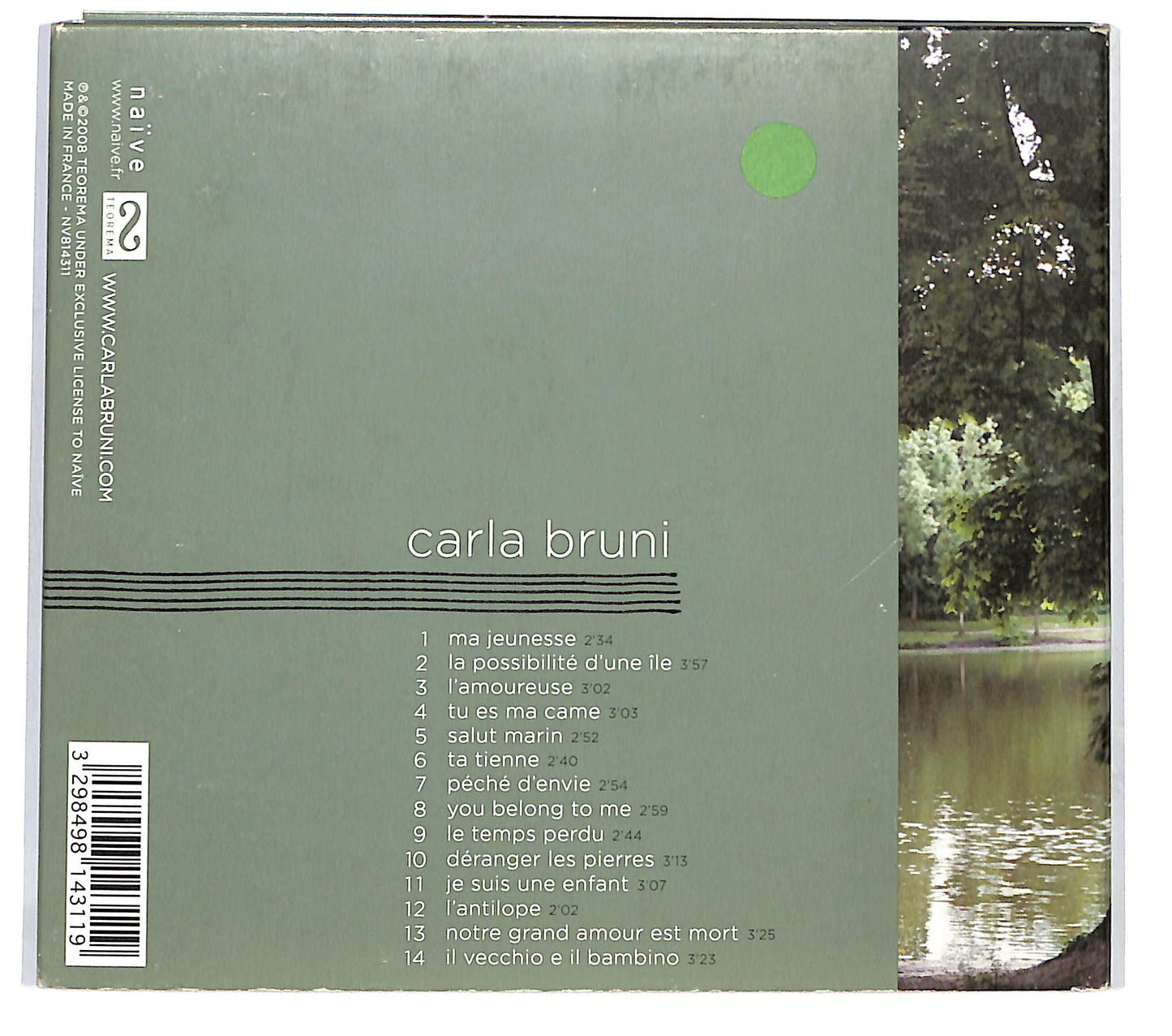 EBOND Carla Bruni - Comme Si De Rien N'Etait DIGIPACK CD CD123229