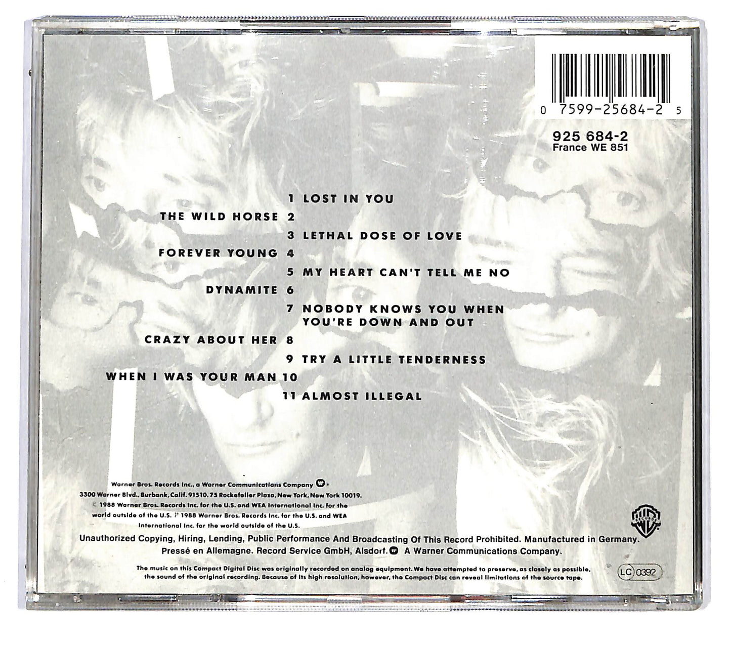 EBOND Rod Stewart - Out Of Order CD CD123251