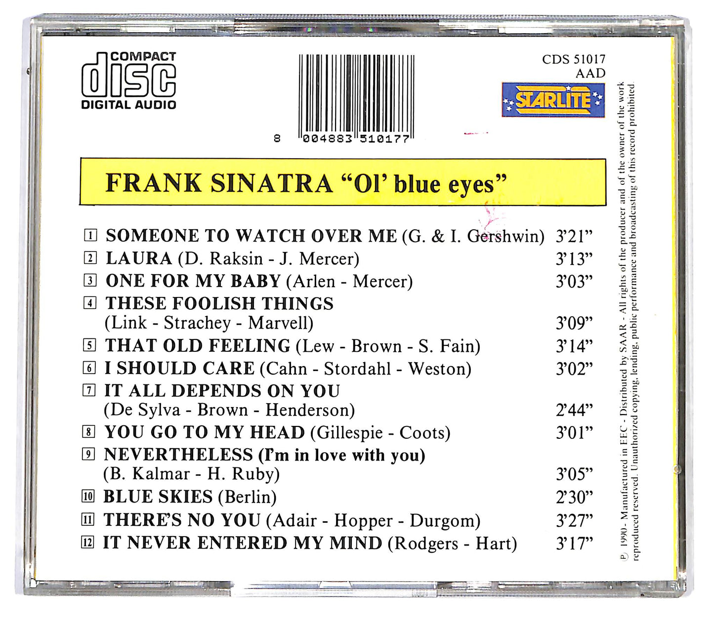 EBOND Frank Sinatra - Ol' Blue Eyes CD CD123259