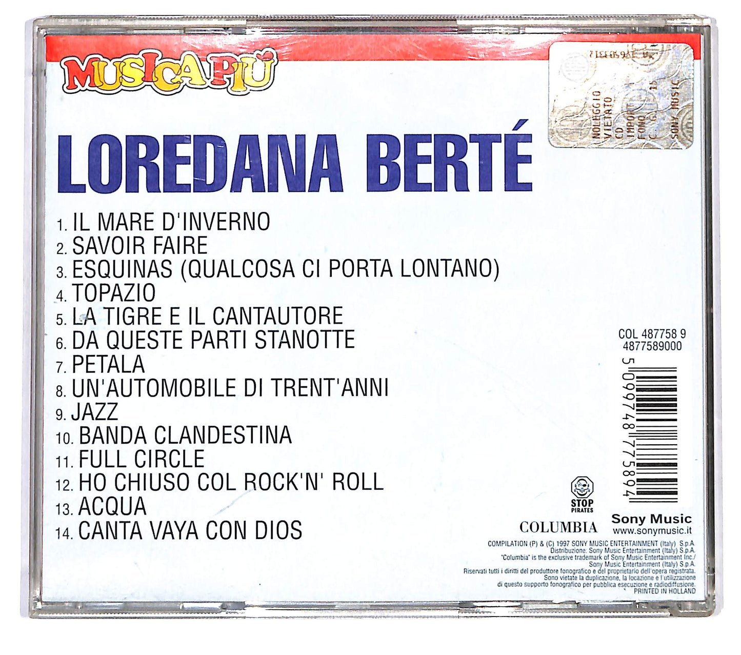 EBOND Loredana Berte - Loredana Berte CD CD123307