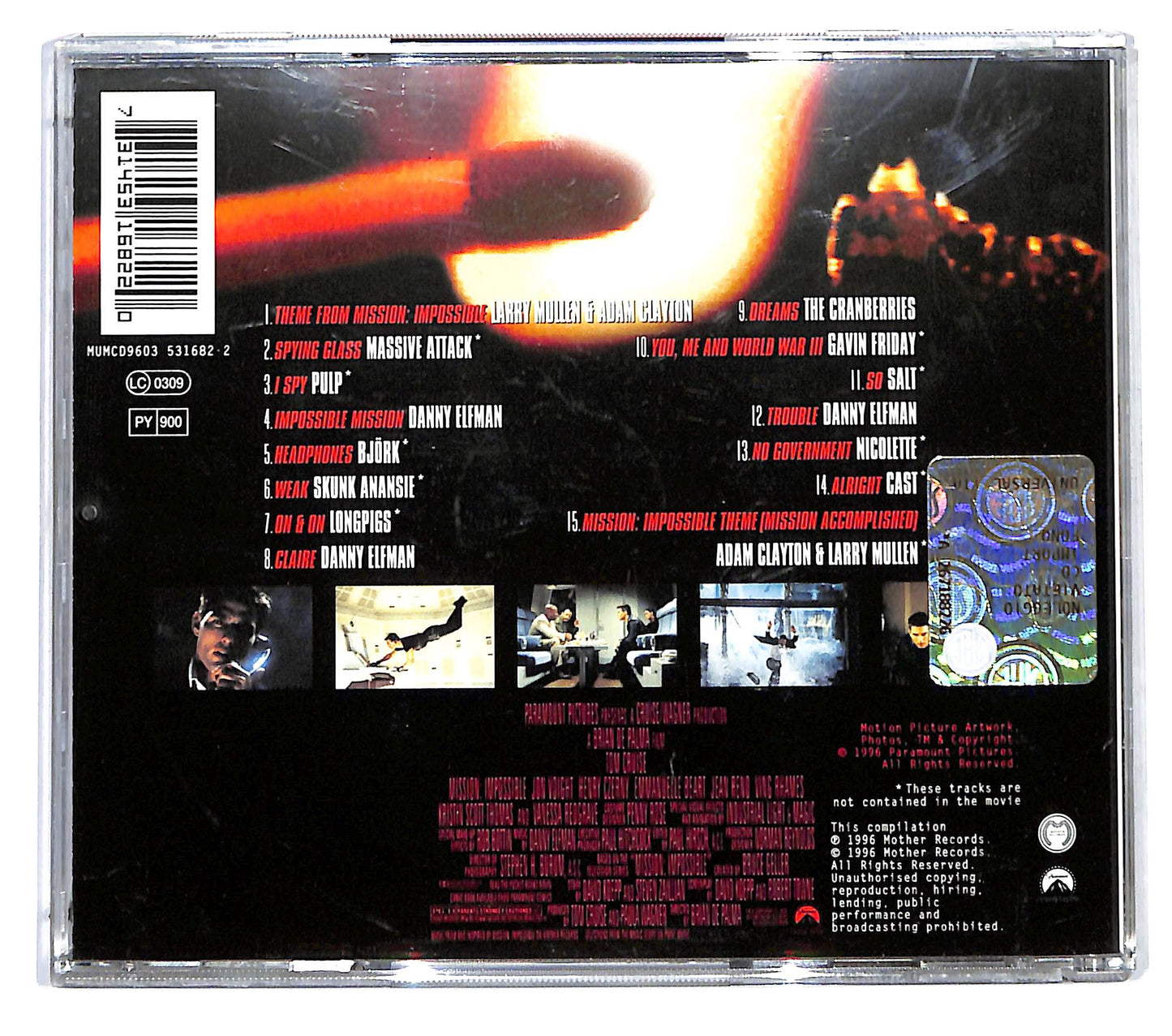 EBOND Various - Mission: Impossible (Soundtracks) CD CD123415