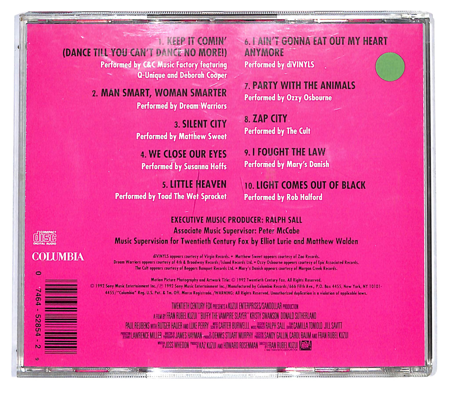 EBOND Various - Buffy The Vampire Slayer (Soundtrack) CD CD123436