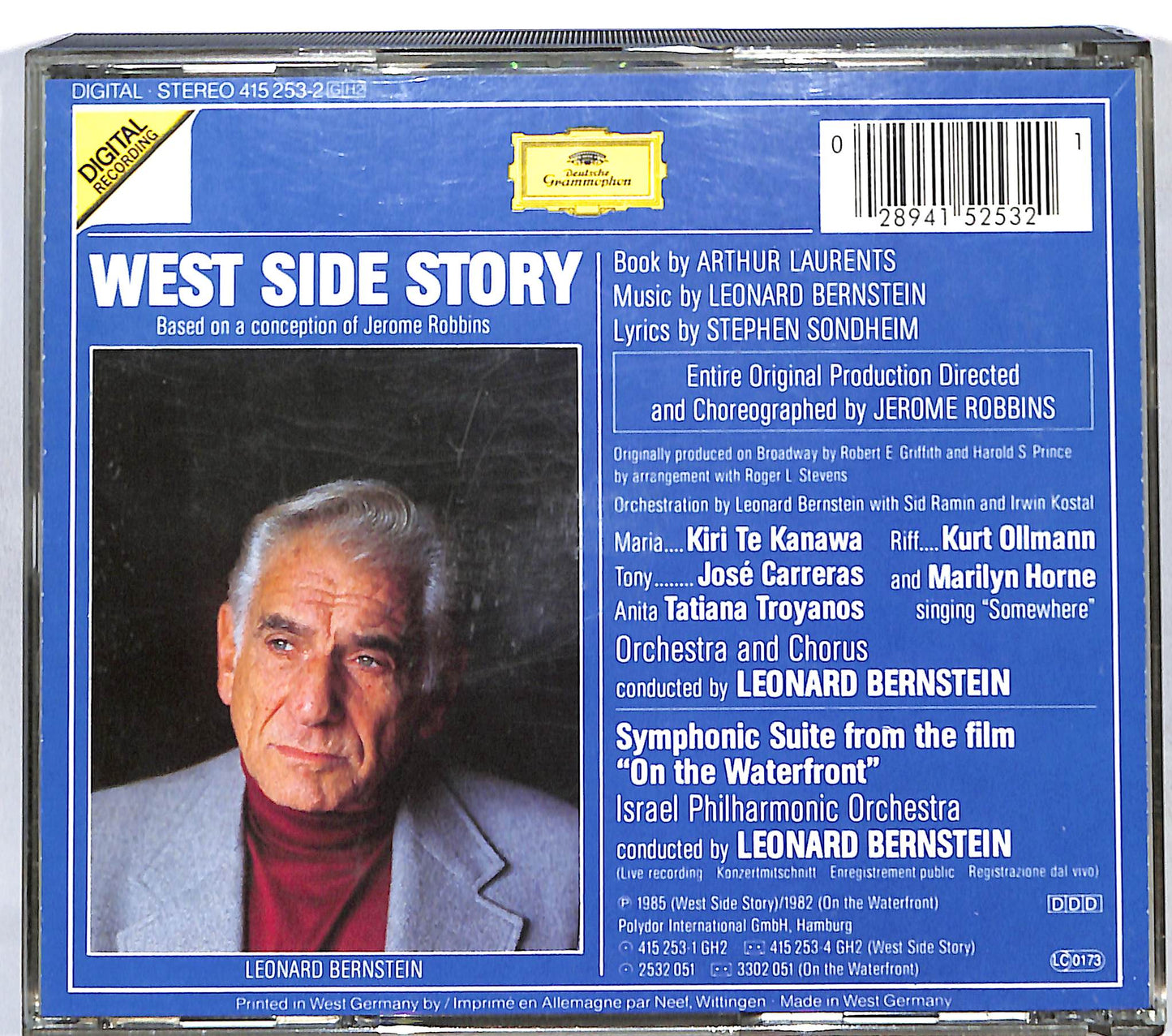EBOND Leonard Bernstein - West Side Story CD CD123440