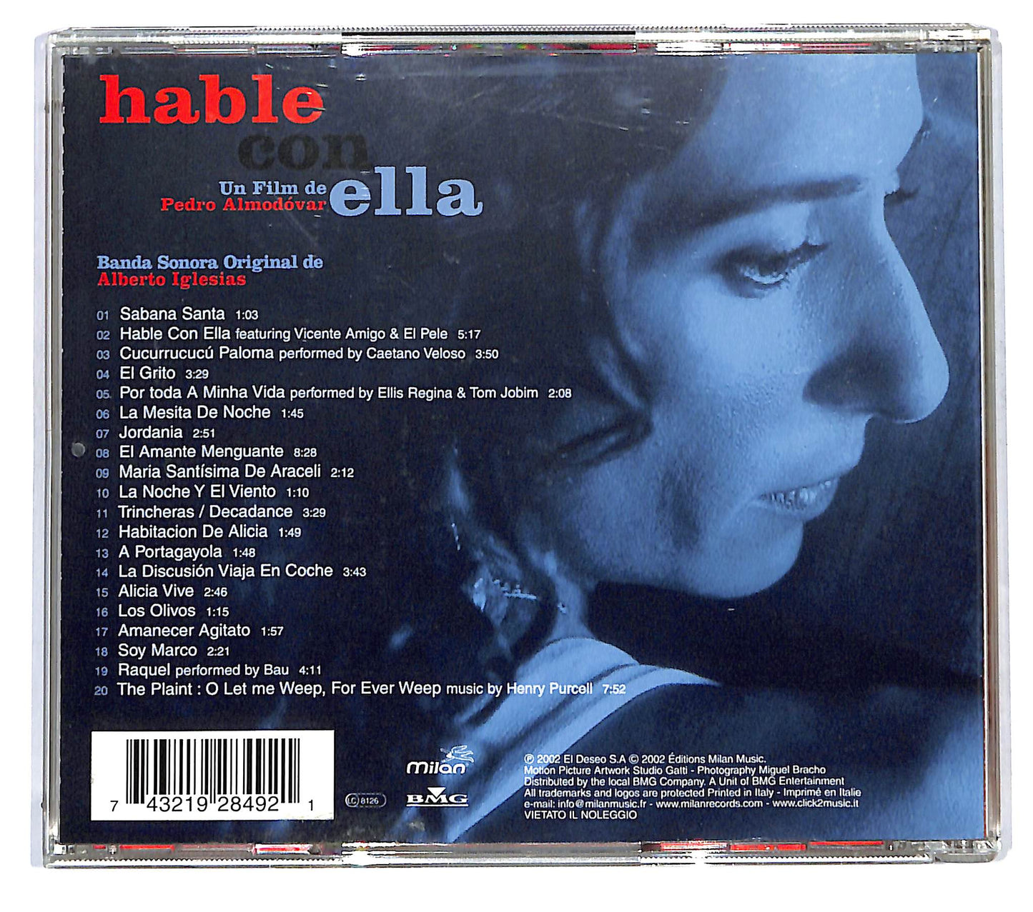 EBOND Alberto Iglesias - Hable Con Ella (Banda Sonora Original) CD CD123448