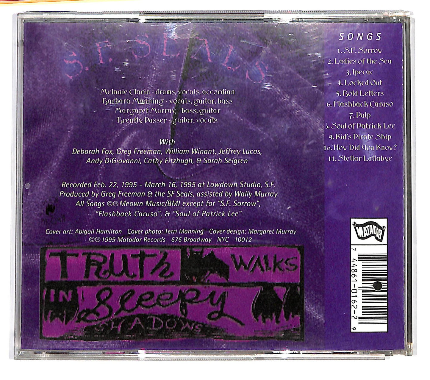 EBOND S.F. Seals - Truth Walks In Sleepy Shadows CD CD123525