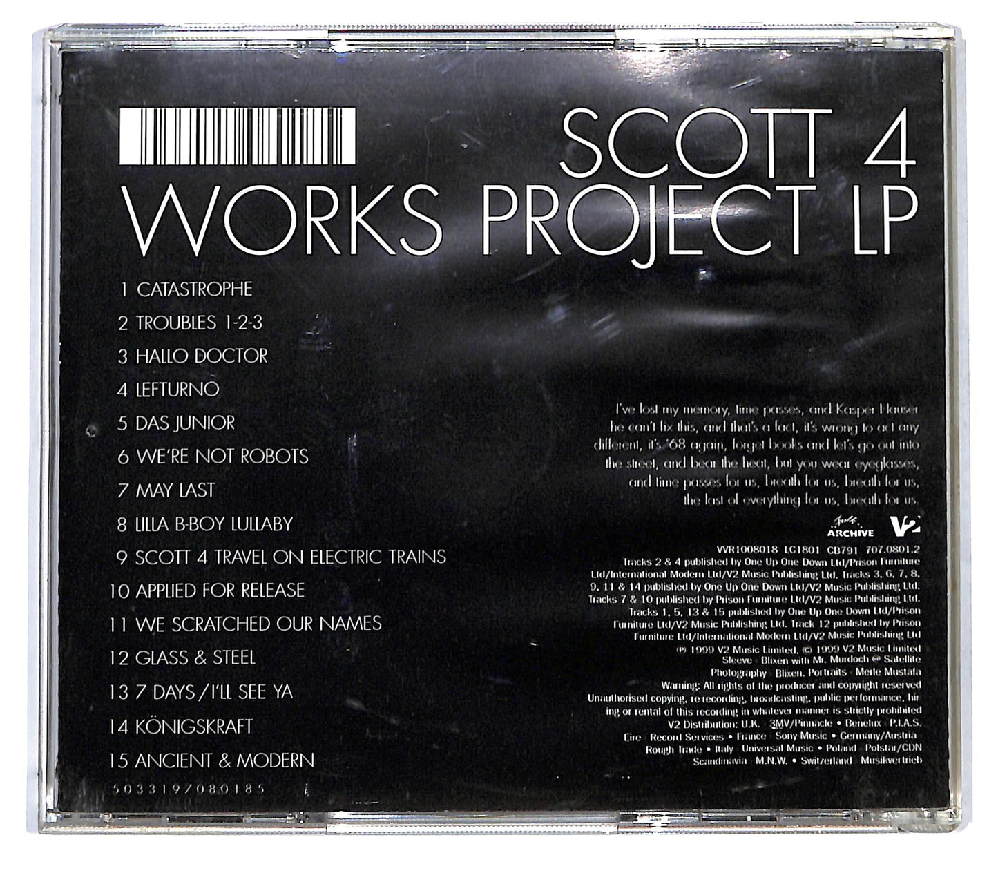 EBOND Scott 4 - Works Project LP CD CD123530