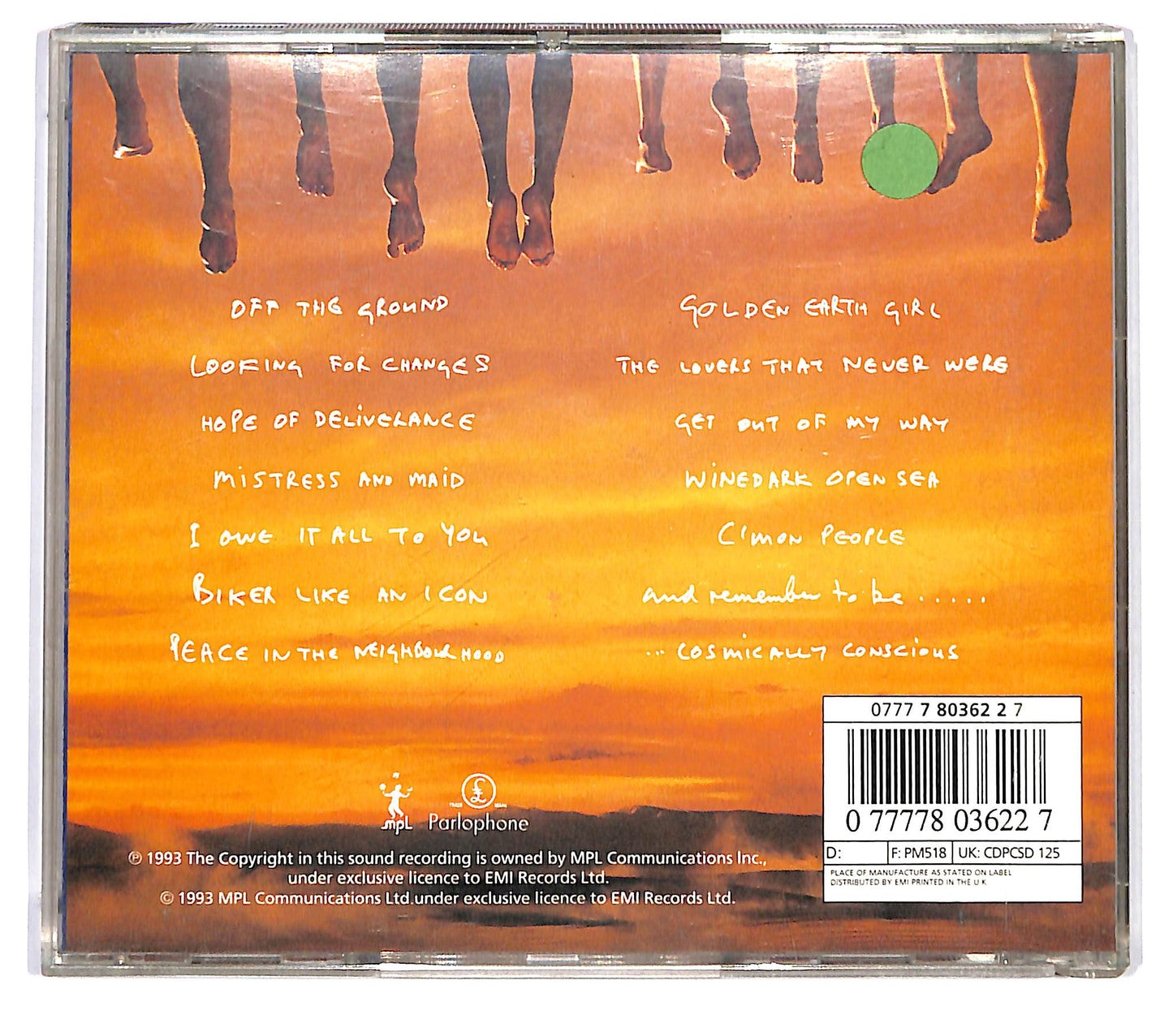 EBOND Paul McCartney - Off The Ground CD CD123620
