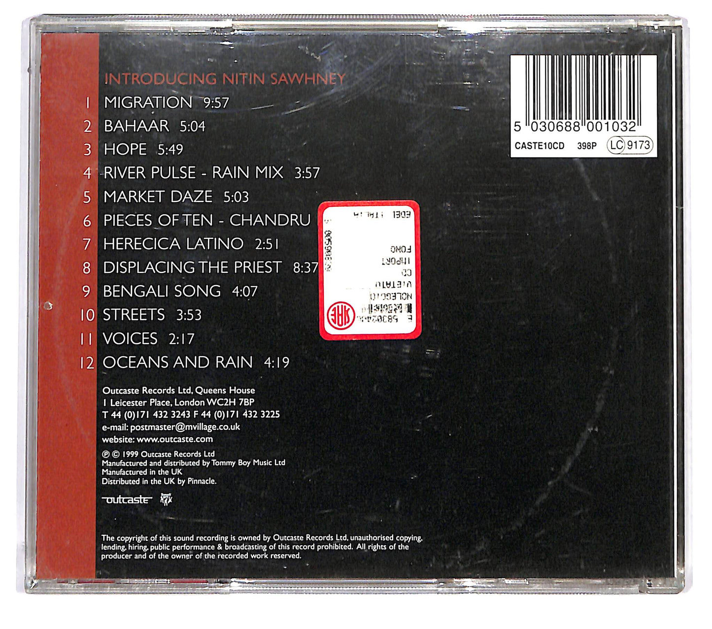 EBOND Nitin Sawhney - Introducing Nitin Sawhney CD CD123627