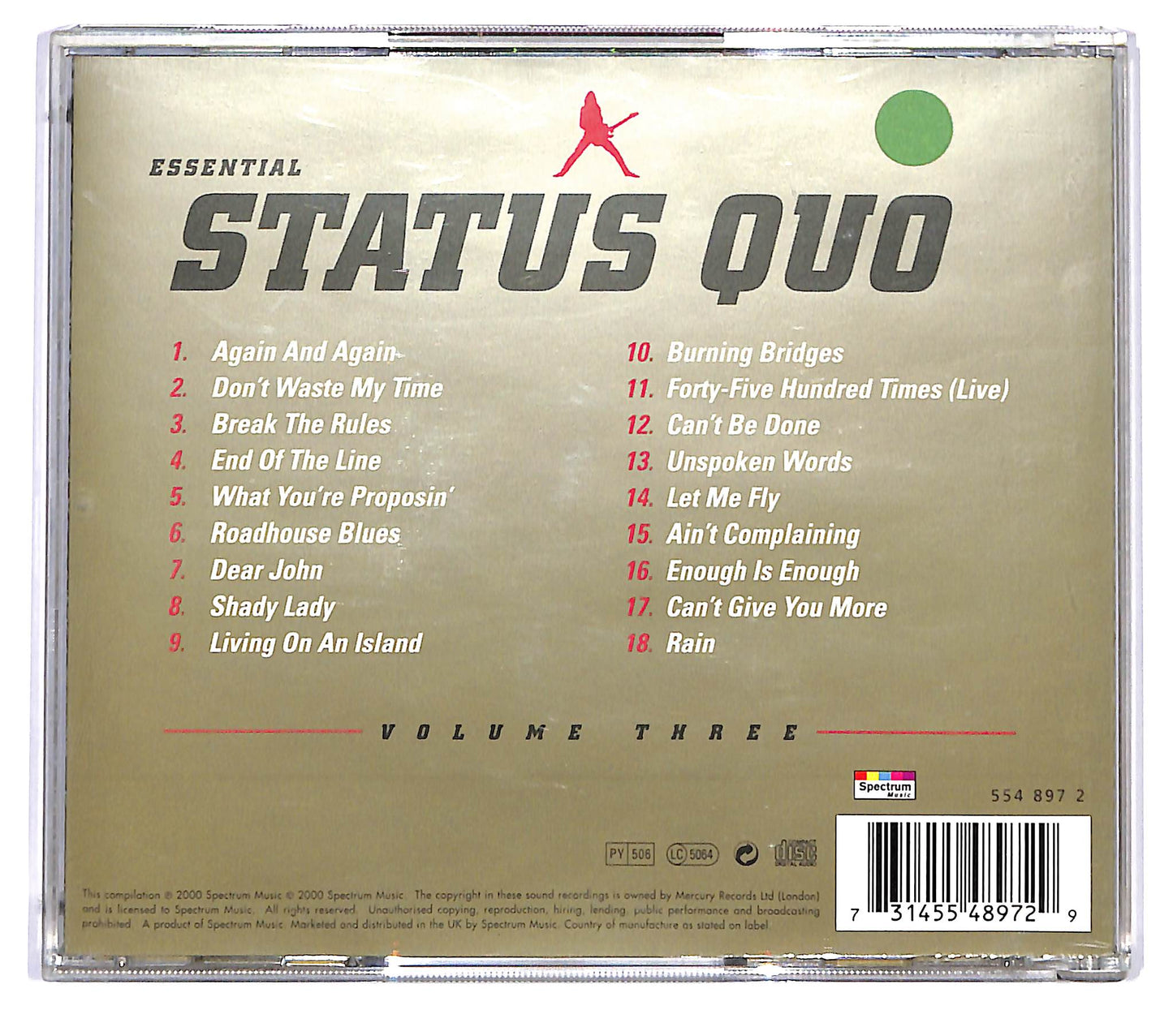 EBOND Status Quo - The Essential Status Quo - Volume Three CD CD123631