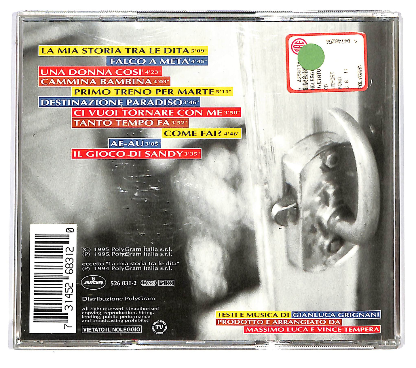 EBOND Gianluca Grignani - Destinazione Paradiso CD CD123648