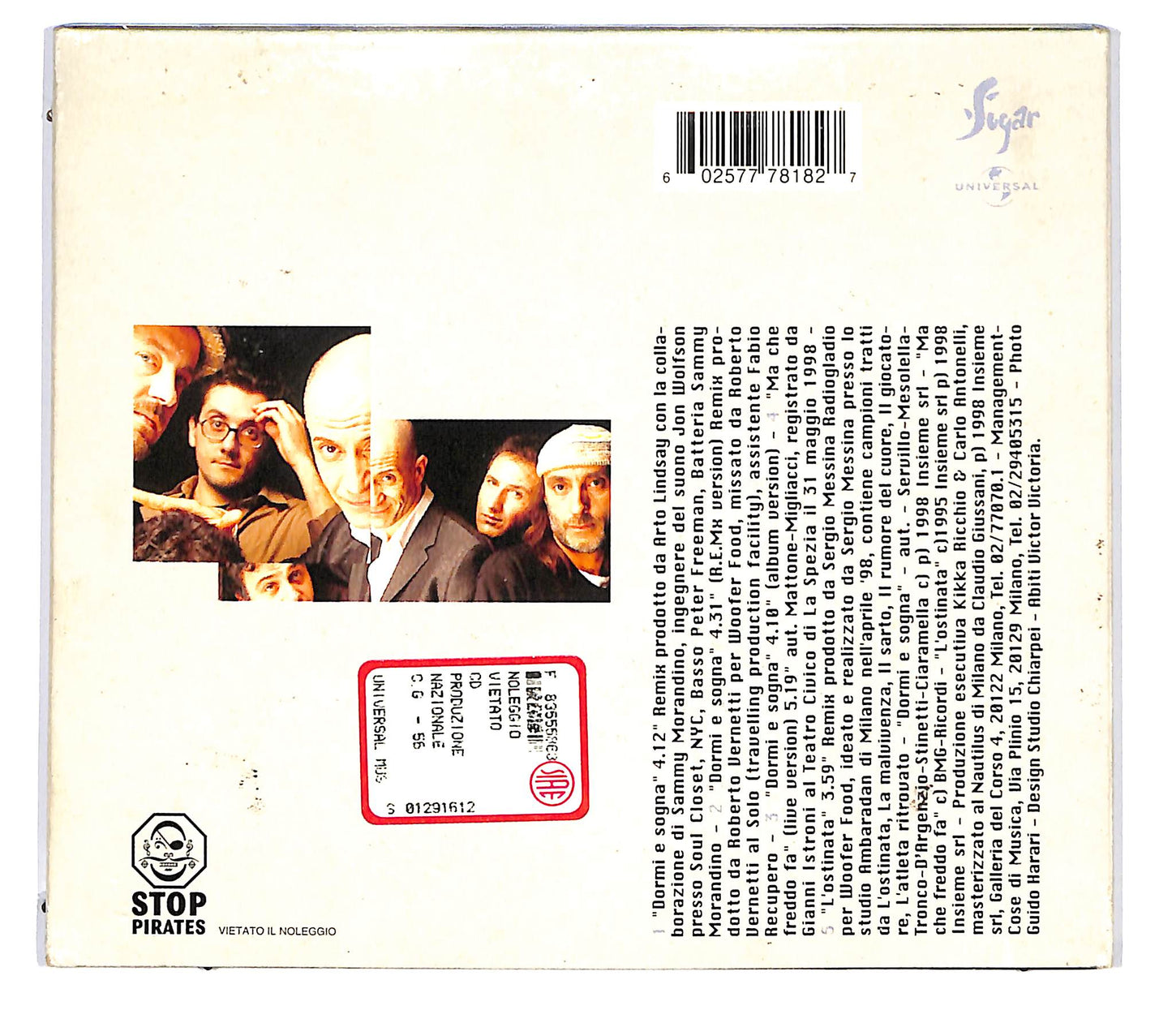 EBOND Piccola Orchestra Avion Travel - Dormi E Sogna (Remix) DIGIPACK CD CD123656