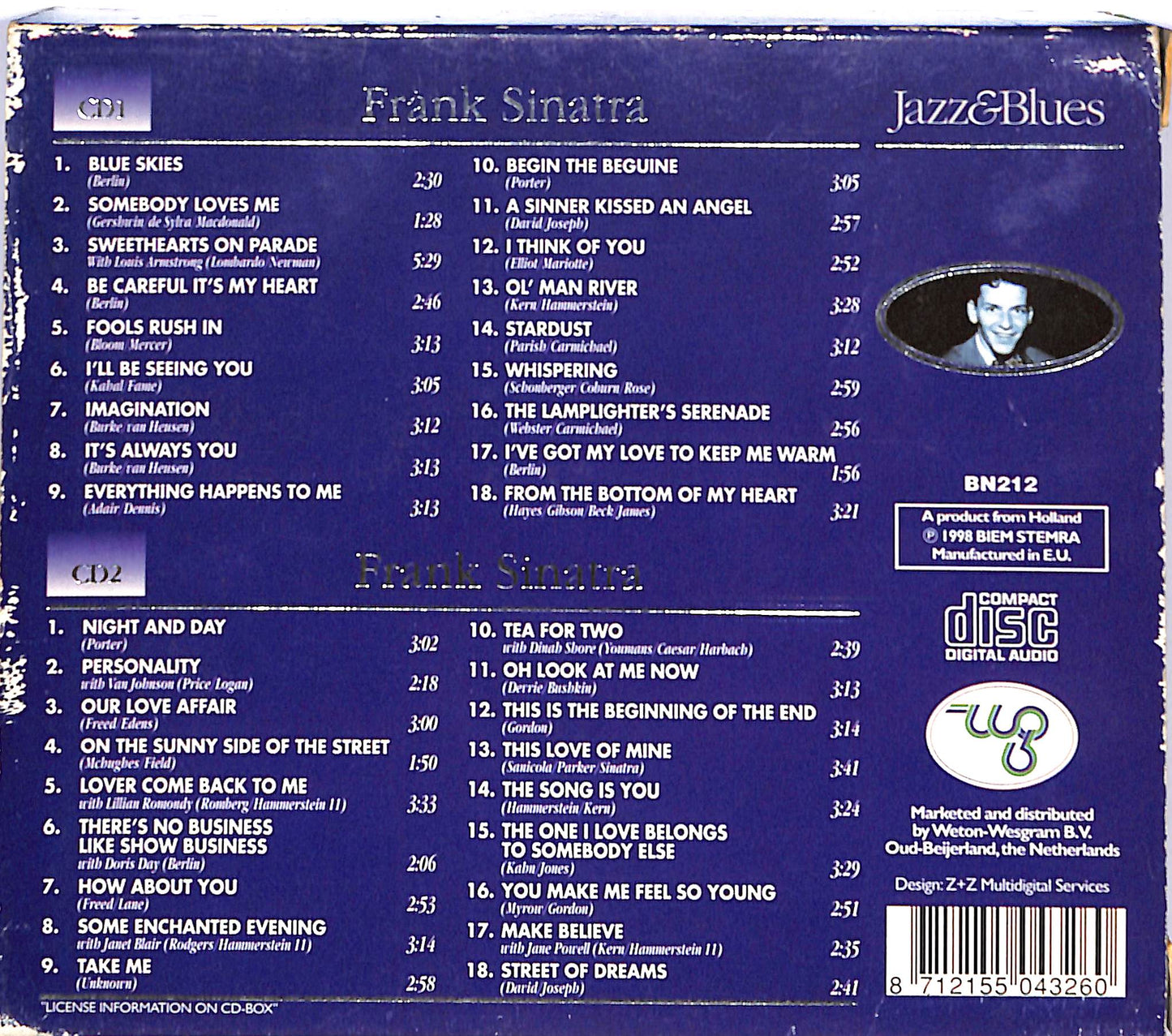 EBOND Frank Sinatra - Frank Sinatra CD CD123701