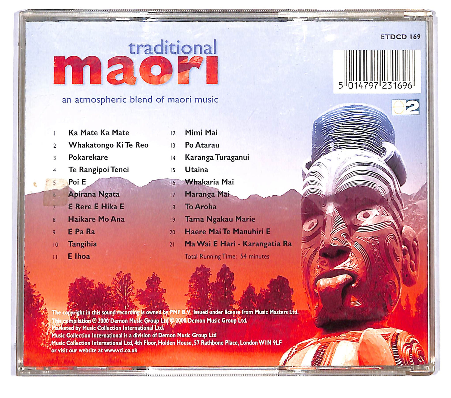 EBOND Unknown Artist - Traditional Maori (An Atmospheric Blend Of Maori Music) CD CD123745