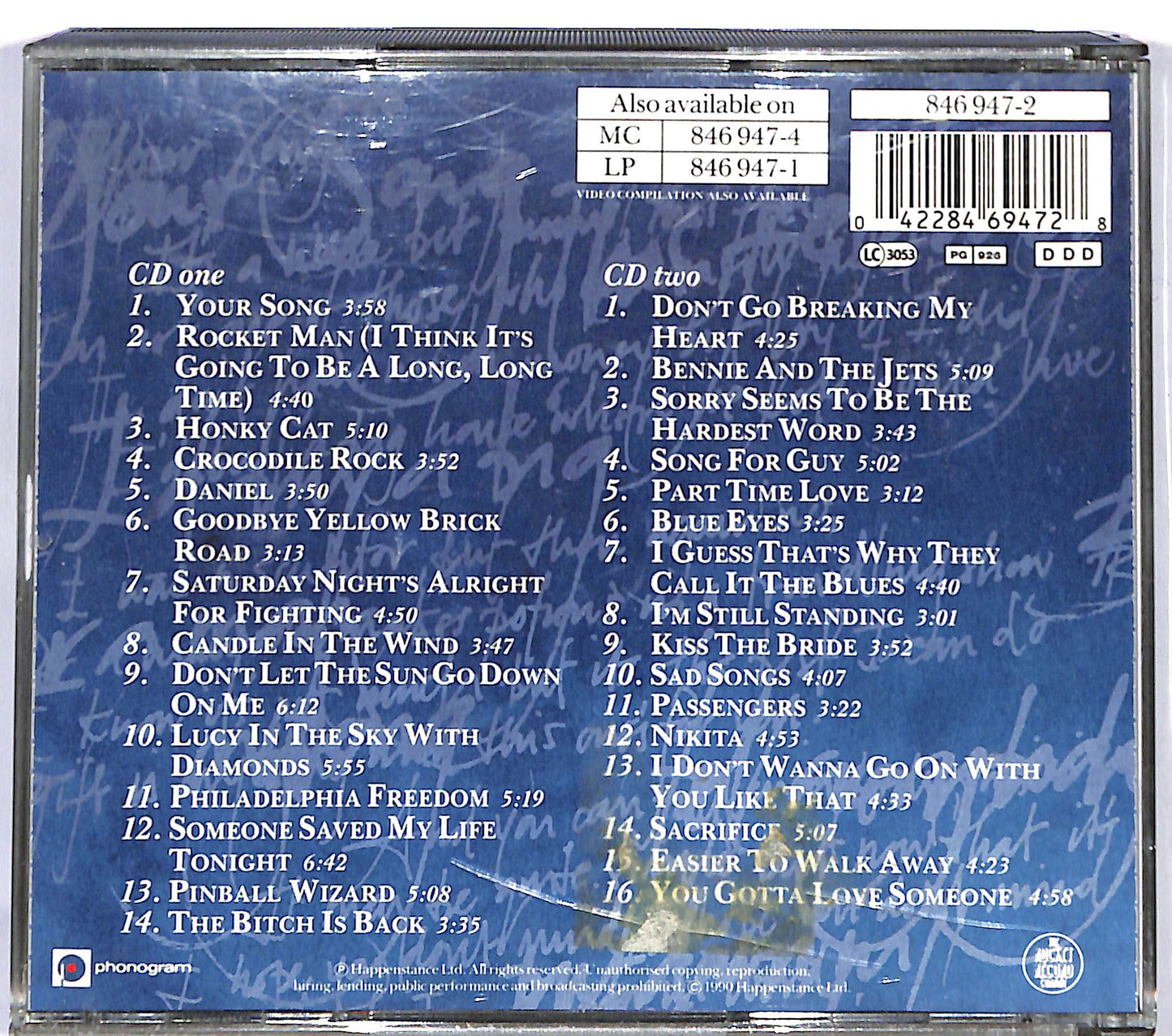 EBOND Elton John - The Very Best Of Elton John CD CD123801