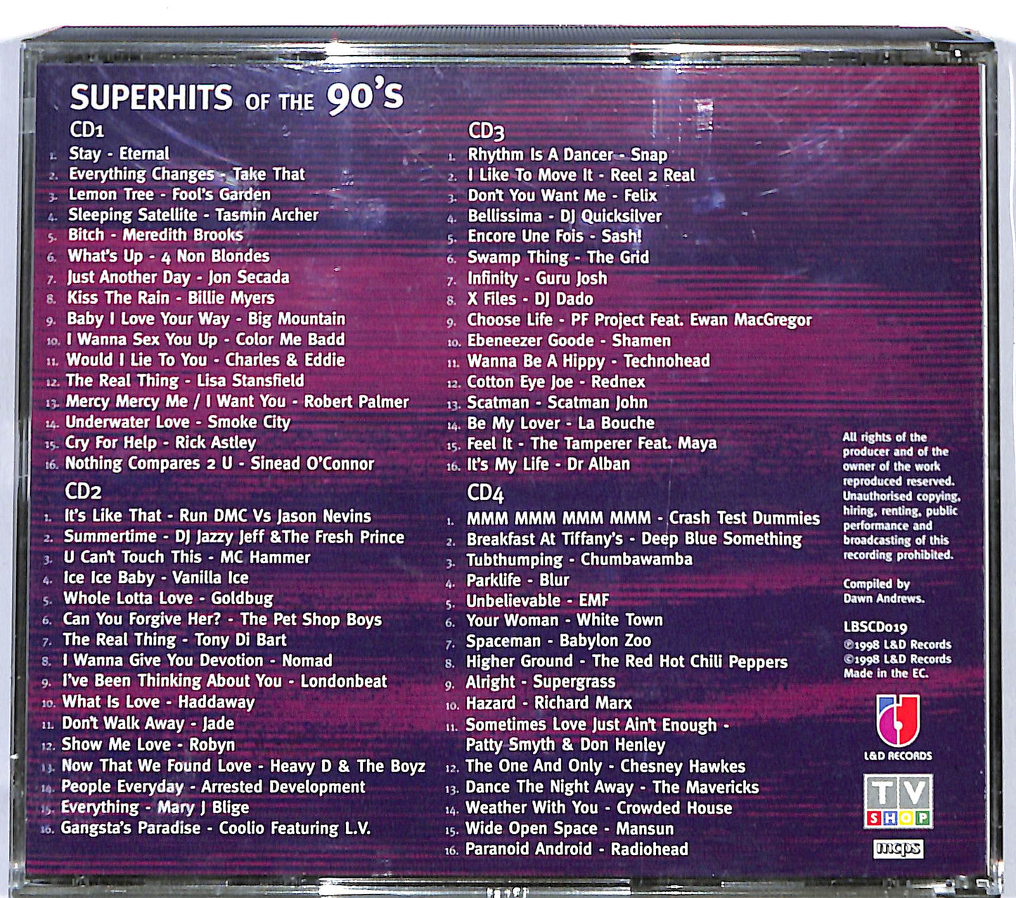 EBOND Various - Superhits Of The 90's CD CD123829