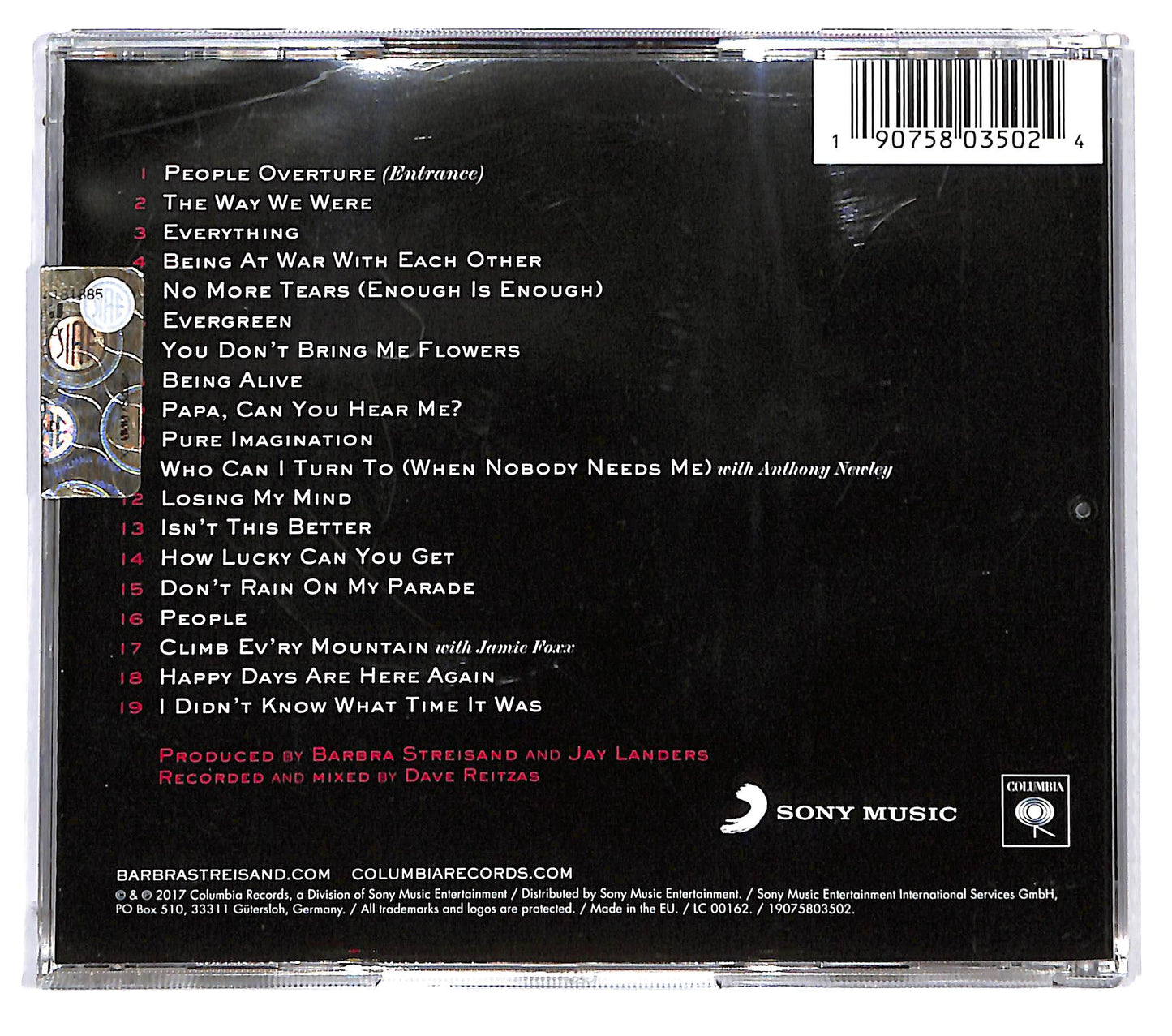 EBOND Barbra Streisand - The Music... The Mem'ries... The Magic! CD CD123906