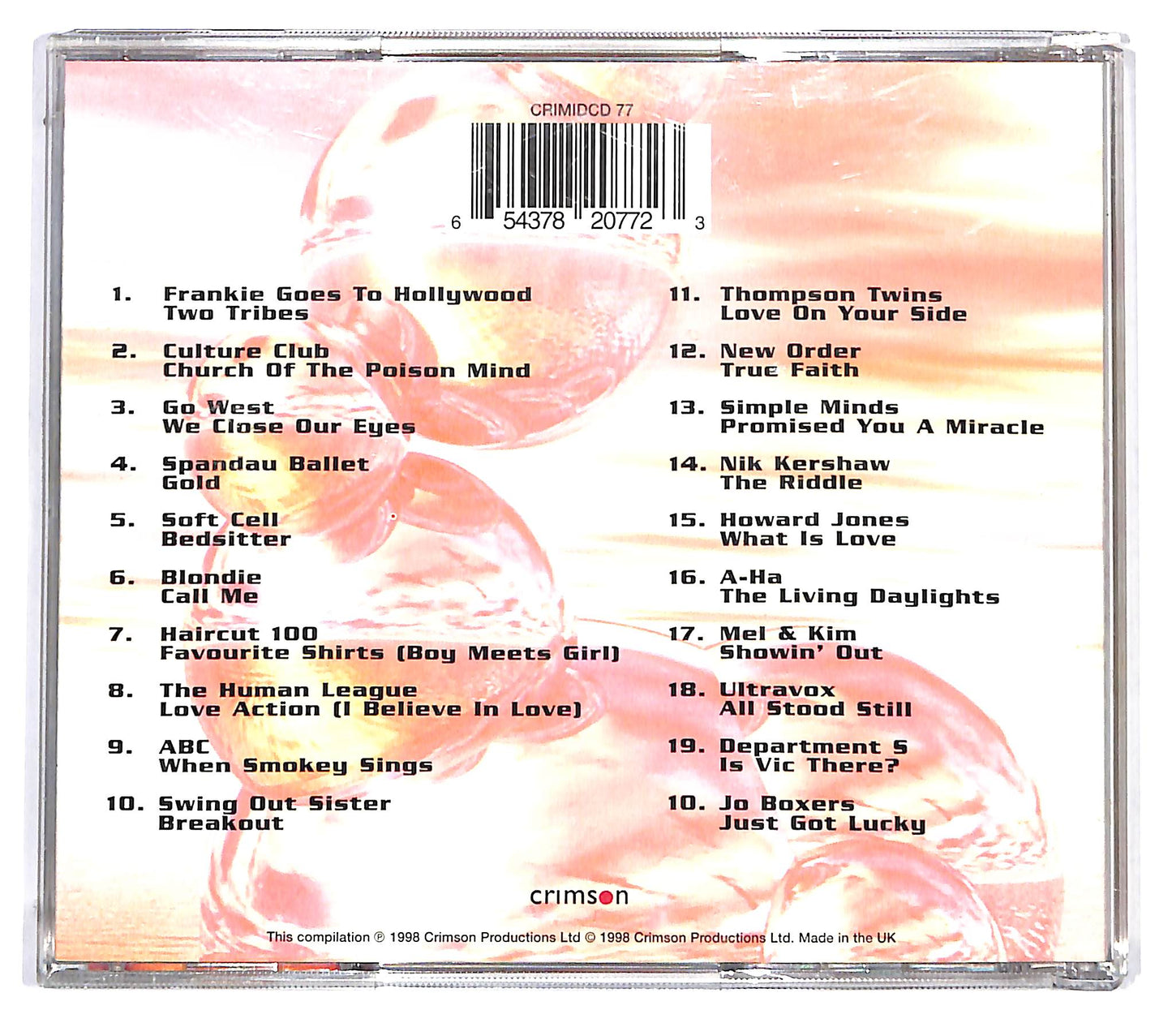 EBOND Various - 80s Mix CD CD123912