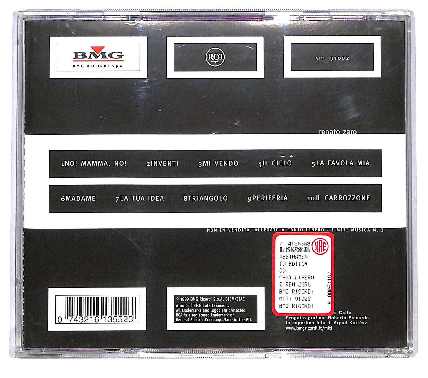 EBOND Renato Zero - Renato Zero CD CD123933