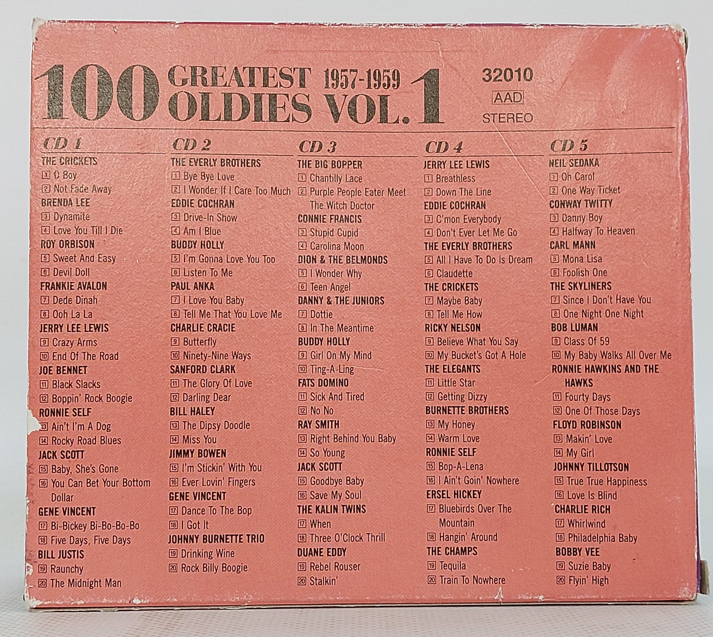 EBOND Various - 100 Greatest Oldies 1957 - 1959 Vol 1 CD CD124001