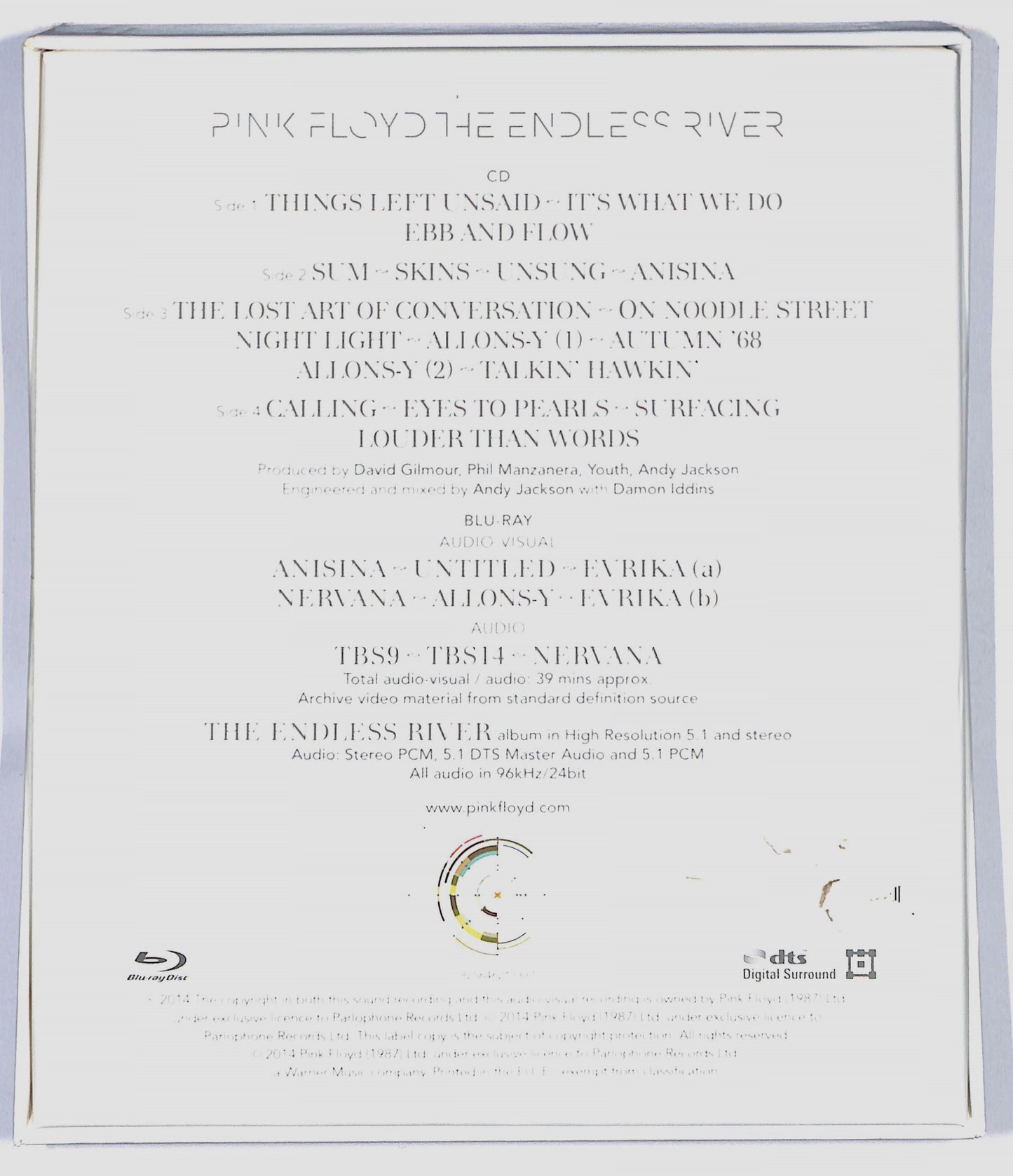 EBOND Pink Floyd - The Endless River CD CD124008