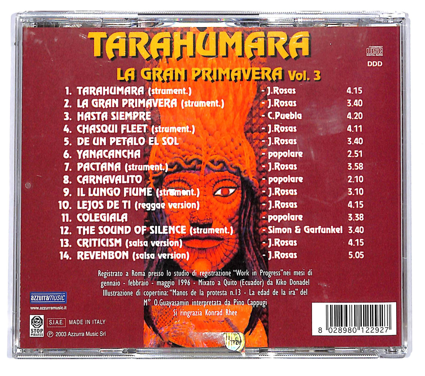 EBOND Tarahumara - La Gran Primavera Vol.3 CD CD124205