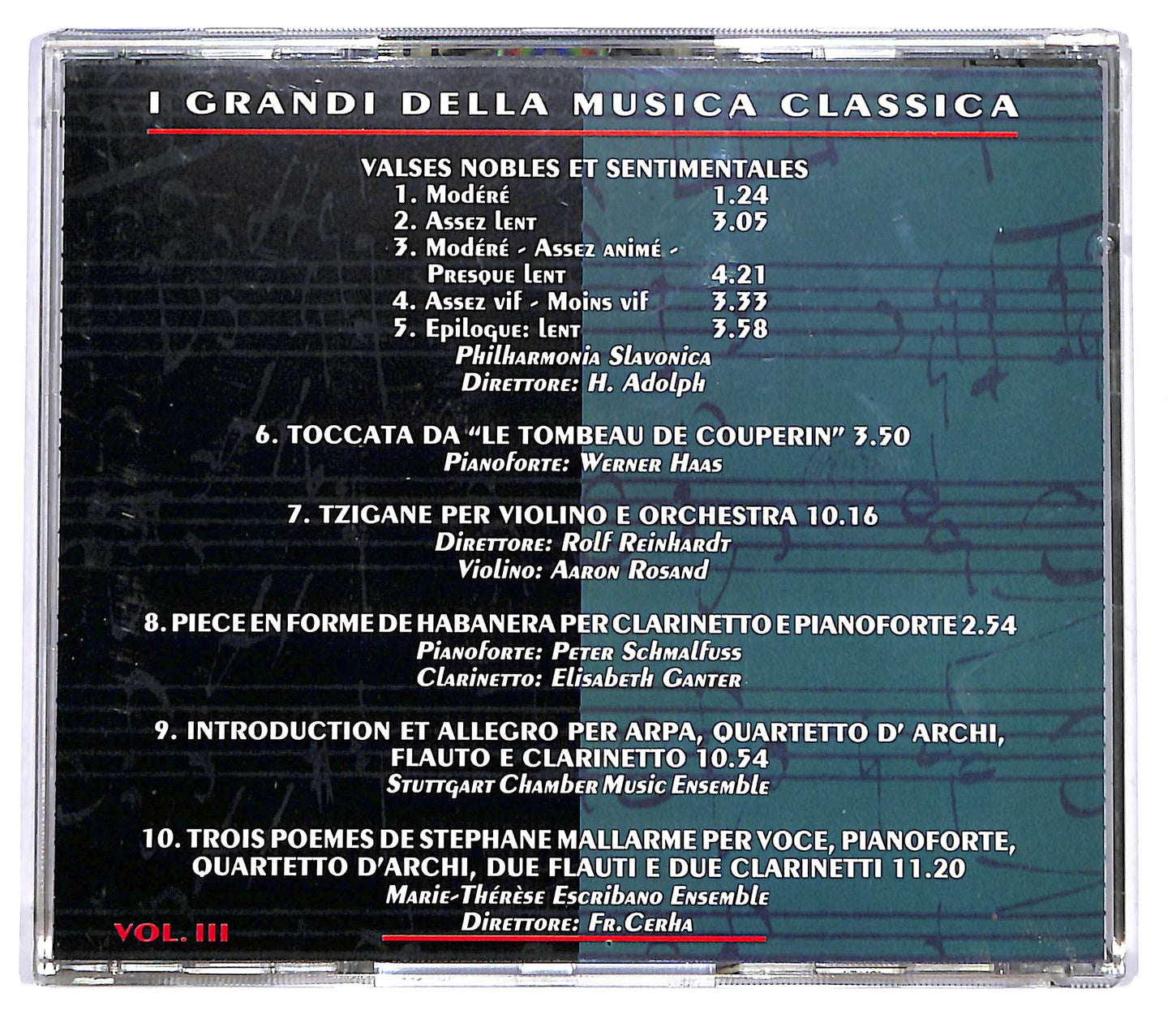 EBOND Ravel - Vol. III EDITORIALE CD CD124242