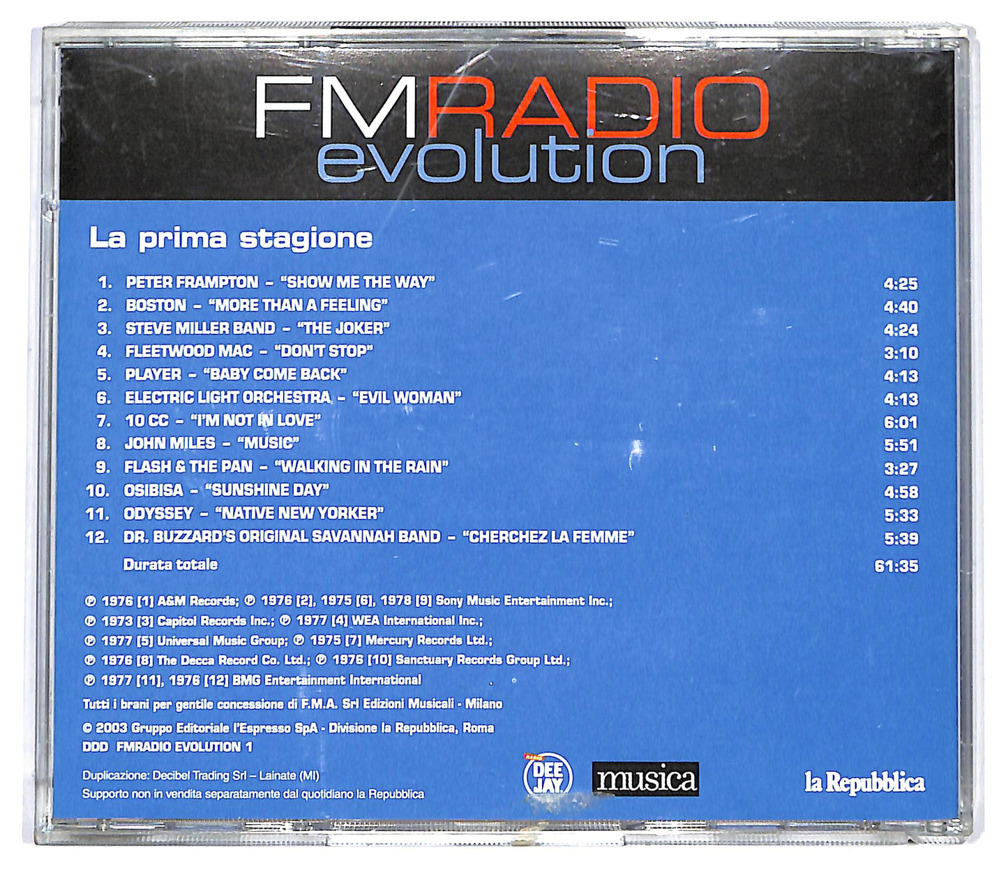 EBOND Various - FMRADIO Evolution - La Prima Stagione EDITORIALE CD CD124306