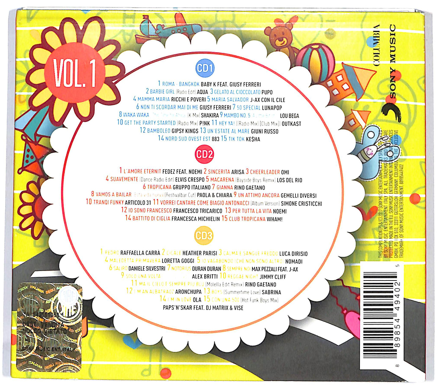 EBOND Various - In Viaggio con Mamma e Papa Vol 1 CD CD124311