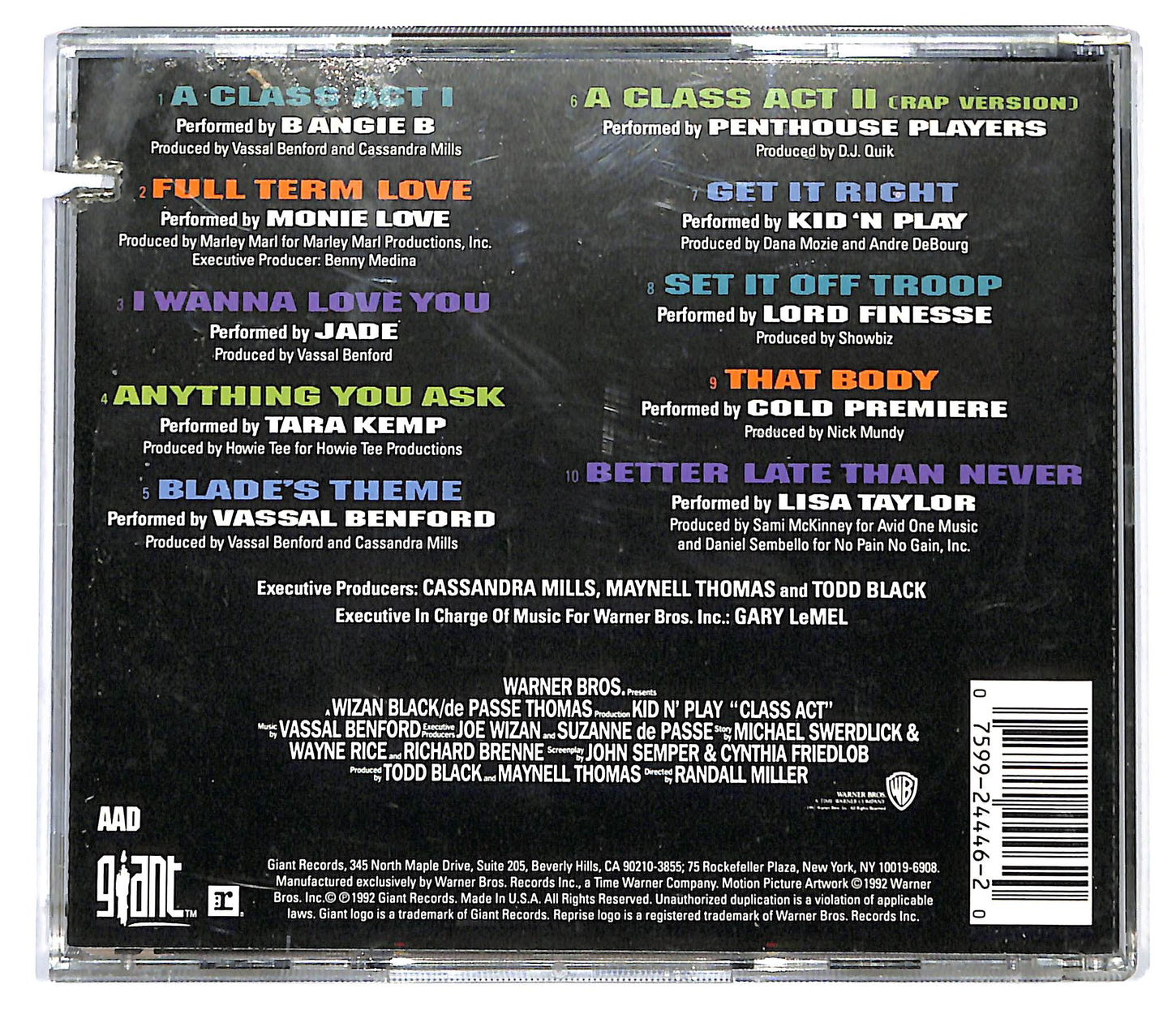 EBOND Various - Music From The Motion Picture ''Class Act'' CD CD124335