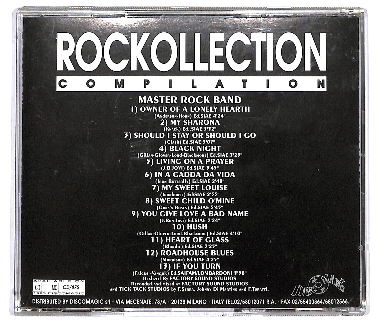 EBOND Master Rock Band - Rockollection Compilation CD CD124427