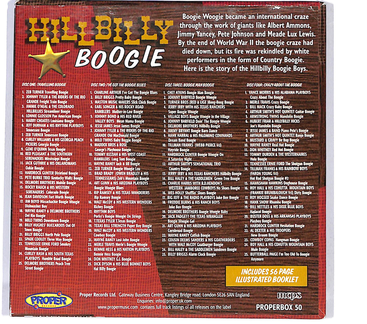 EBOND Various - Hillbilly Boogie DIGIPACK CD CD124502