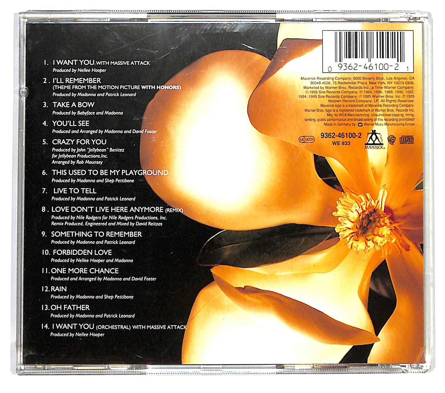 EBOND Madonna - Something To Remember CD CD124508