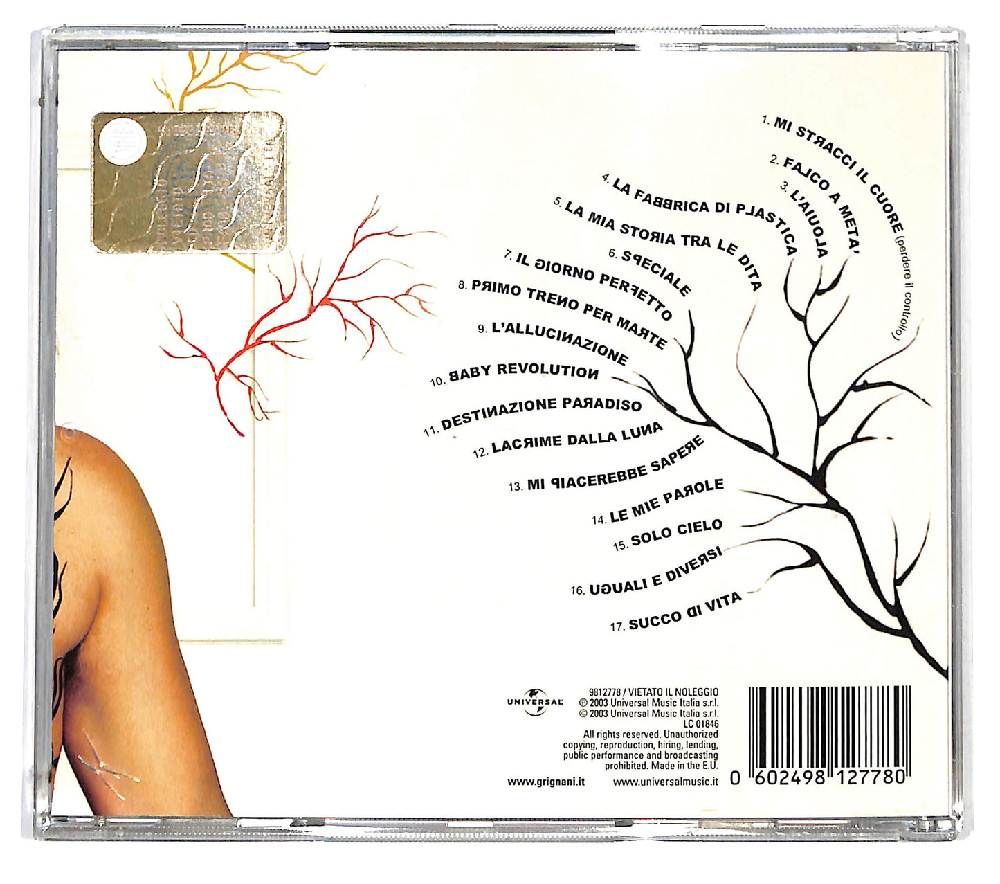 EBOND Gianluca Grignani - Succo Di Vita CD CD124510