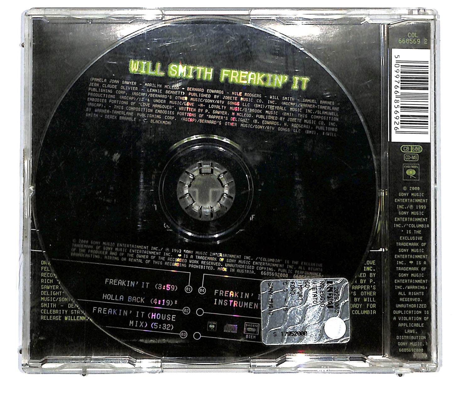 EBOND Will Smith - Freakin' It CD CD124532