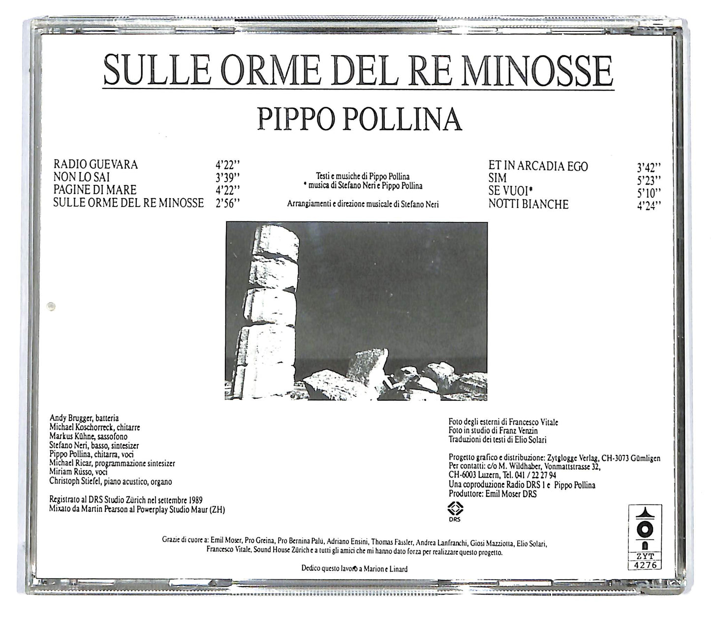 EBOND Pippo Pollina - Sulle Orme Del Re Minosse CD CD124557