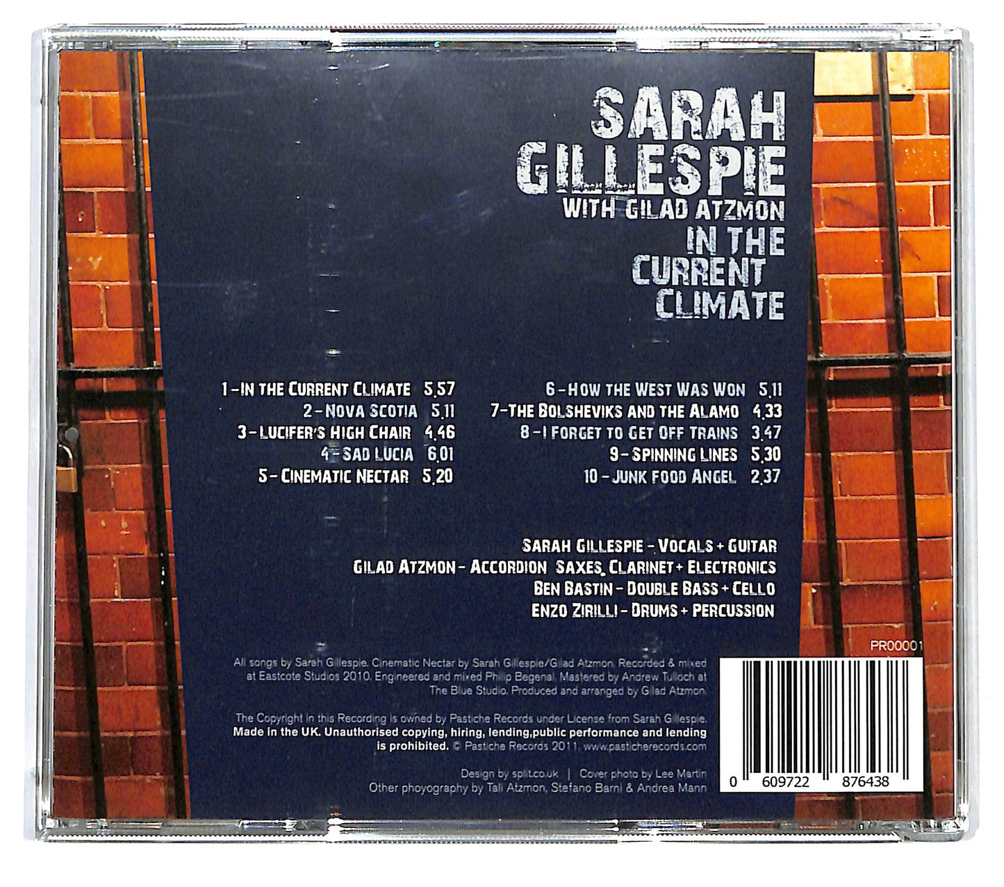 EBOND Sarah Gillespie Gilad Atzmon - In The Current Climate CD CD124640