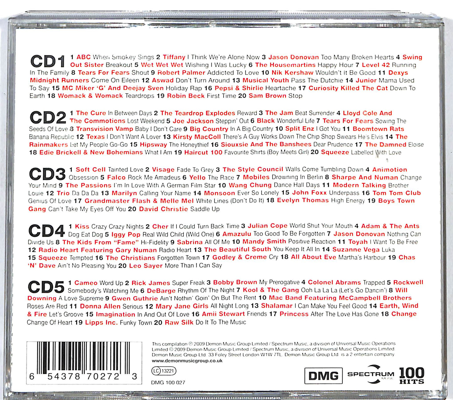 EBOND Various - 100 Hits More 80s CD CD124654
