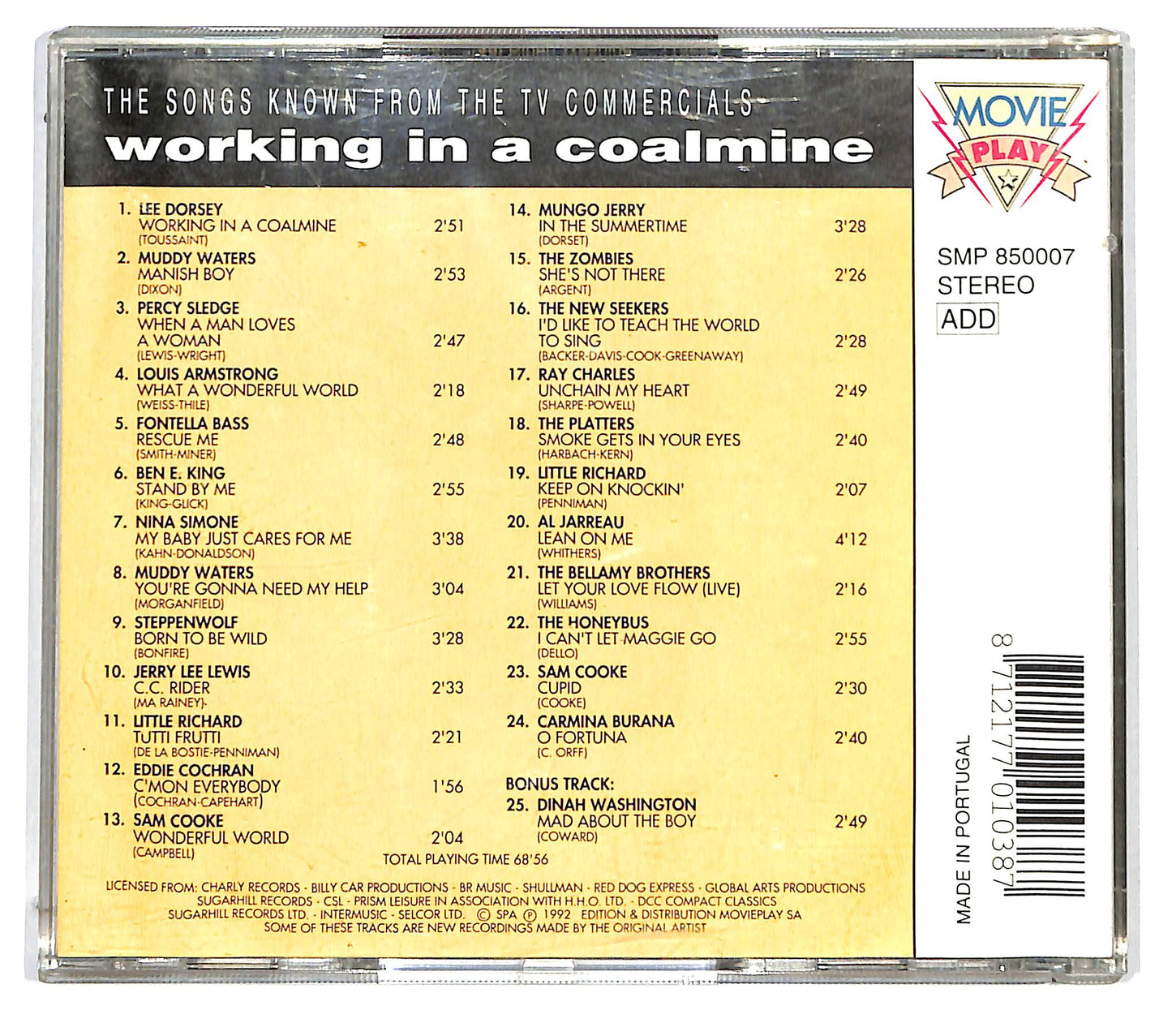EBOND Working In A Coalmine The Songs Known From The TV Commercials CD CD124701