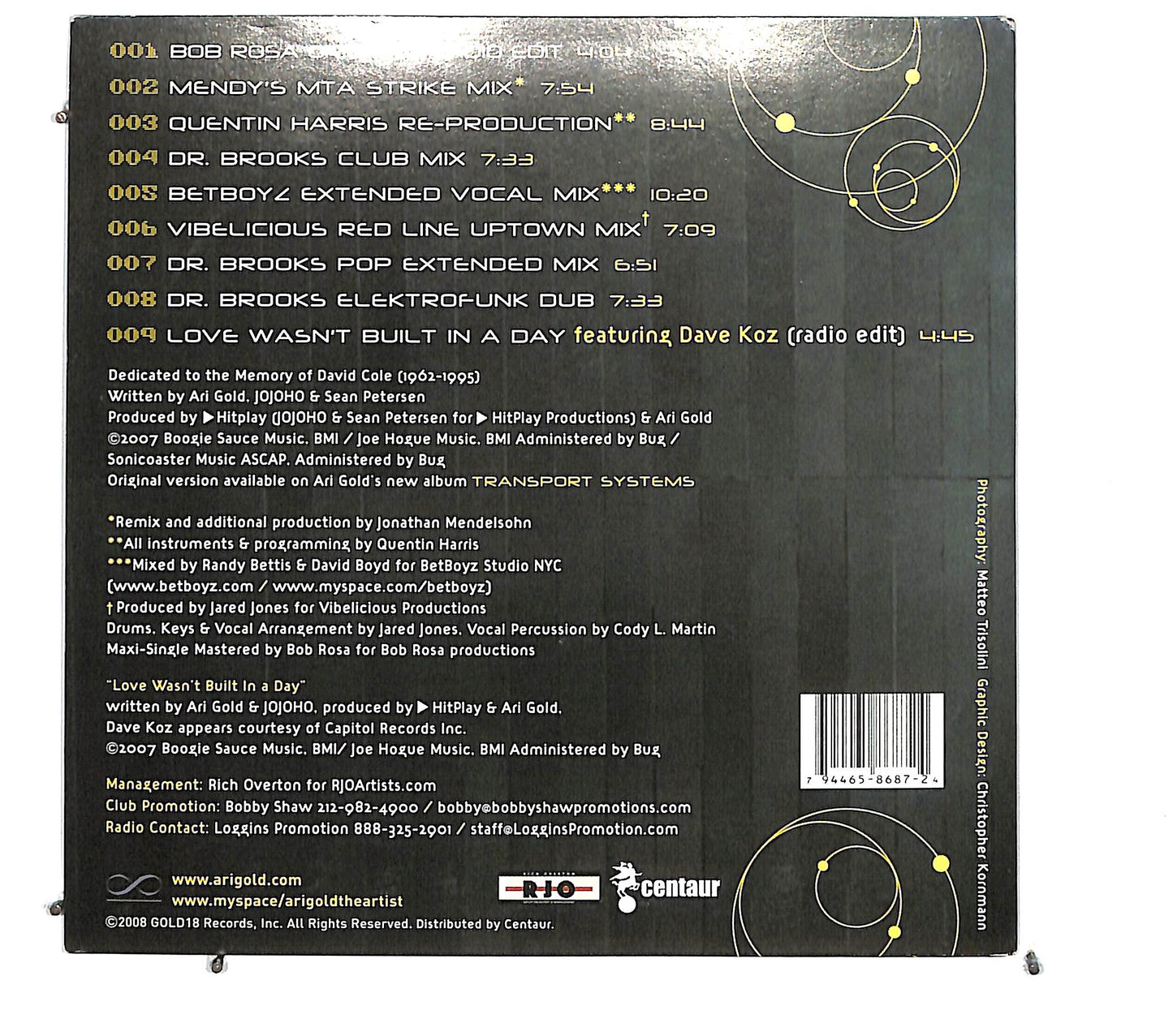 EBOND Ari Gold Featuring Sasha Allen - Where The Music Takes You CD CD124710
