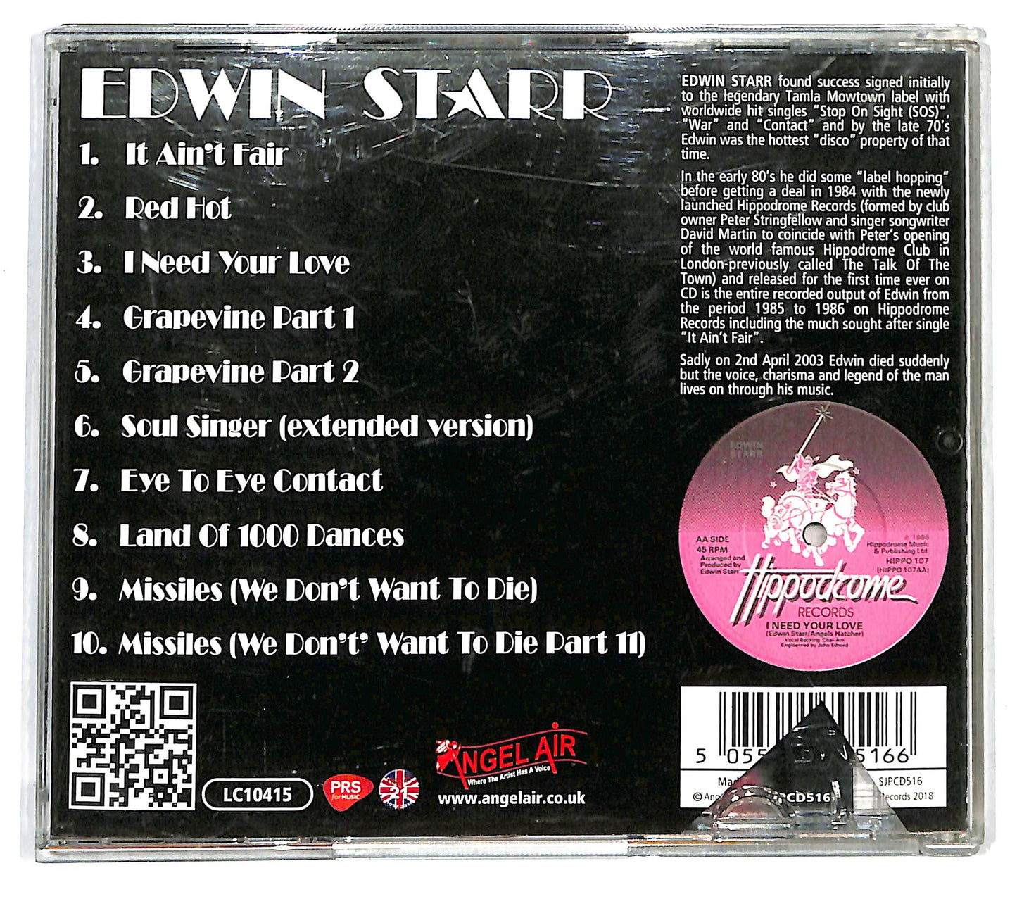 EBOND Edwin Starr - Soul Singer CD CD124734