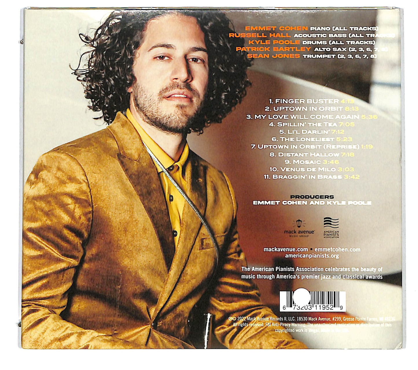 EBOND Emmet Cohen - Uptown In Orbit CD CD124748