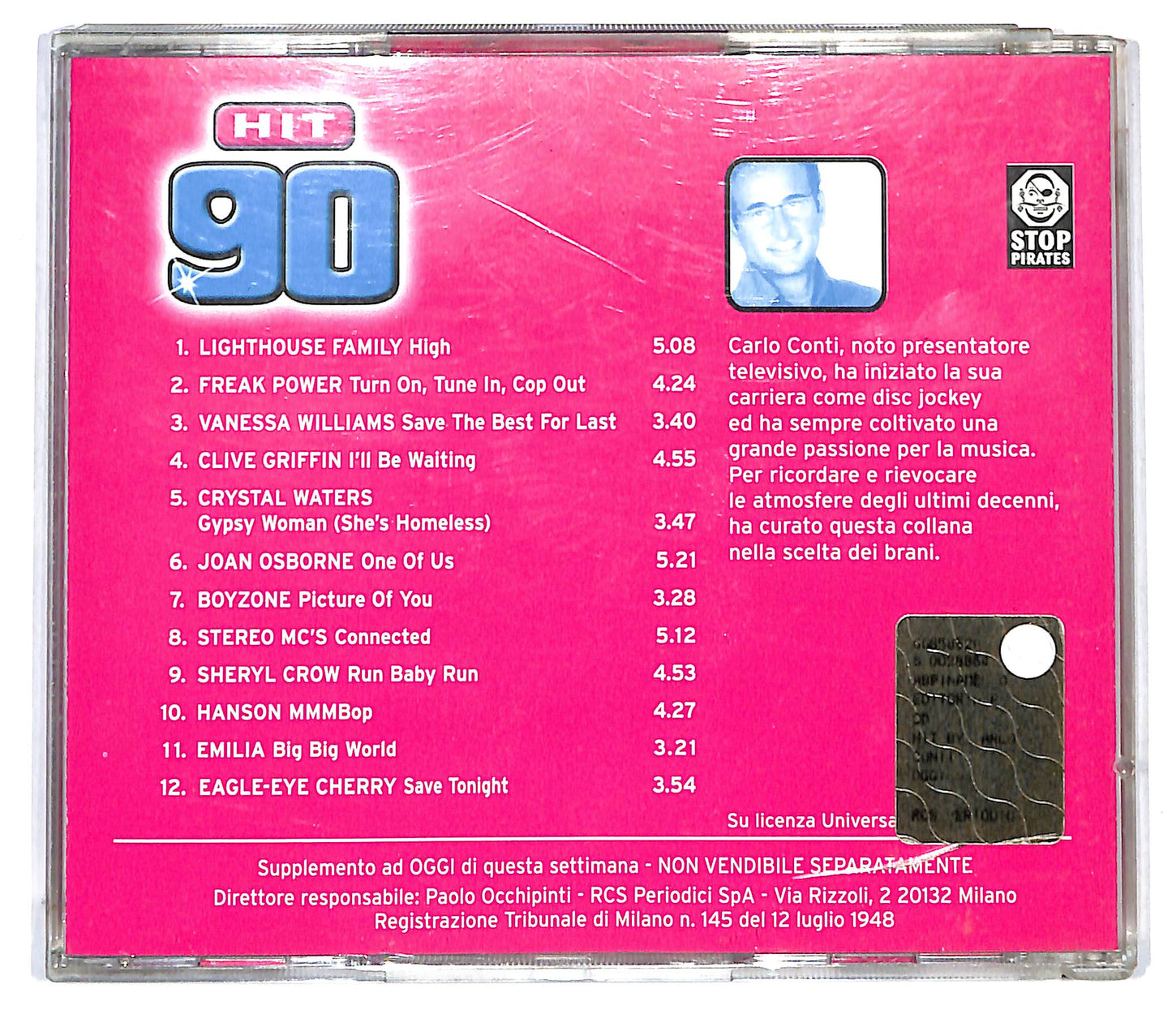 EBOND Various - Carlo Conti Presenta Hit 90 Nuova Serie EDITORIALE CD CD124808