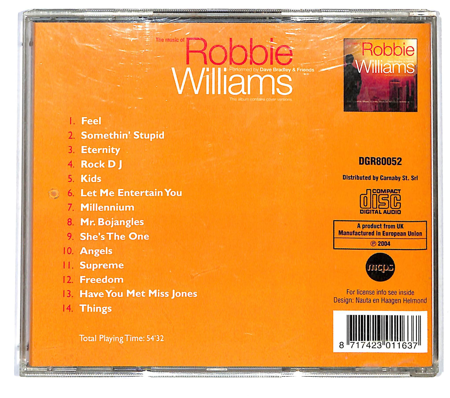 EBOND Dave Bradley & Friends - The Music Of Robbie Williams CD CD124810