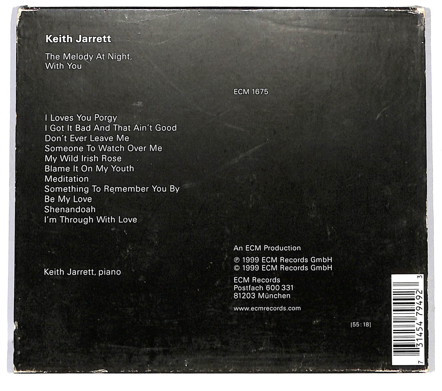 EBOND Keith Jarrett - The Melody At Night, With You CD CD124859