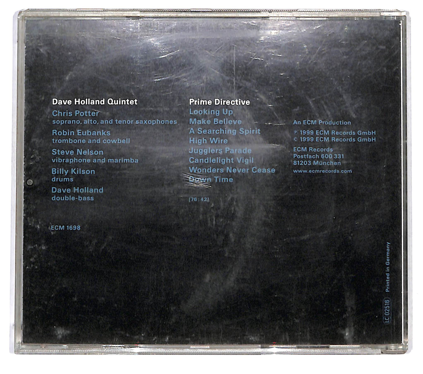 EBOND Dave Holland Quintet - Prime Directive CD CD124864