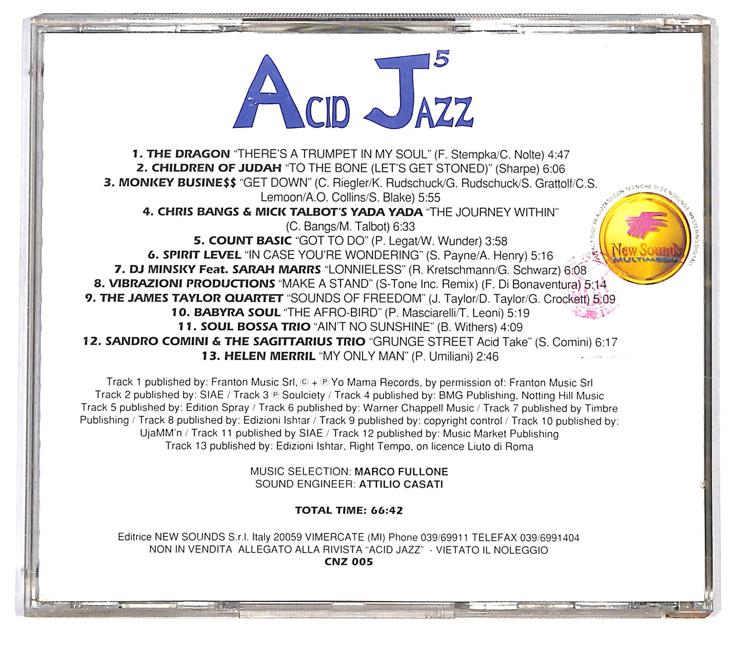 EBOND Various - Acid Jazz Vol. 5 CD CD124868
