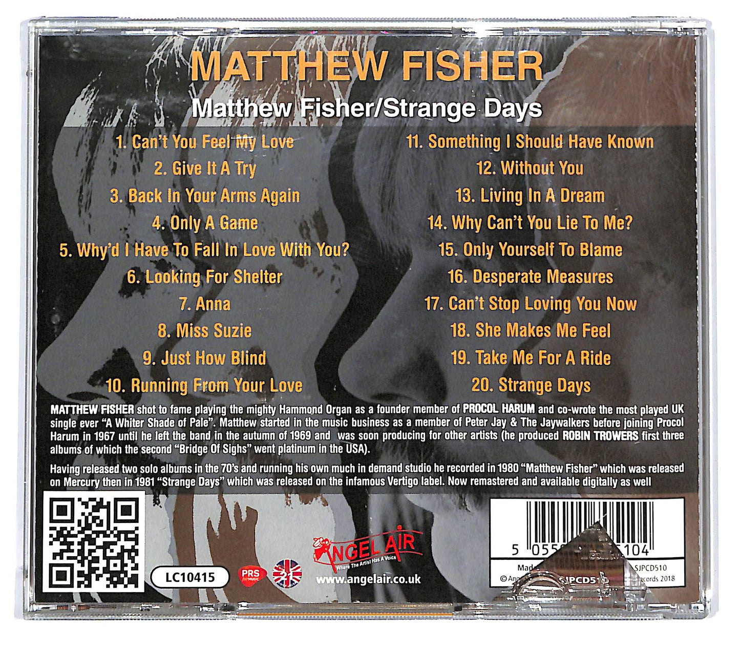 EBOND Matthew Fisher - Matthew Fisher / Strange Days CD CD124924