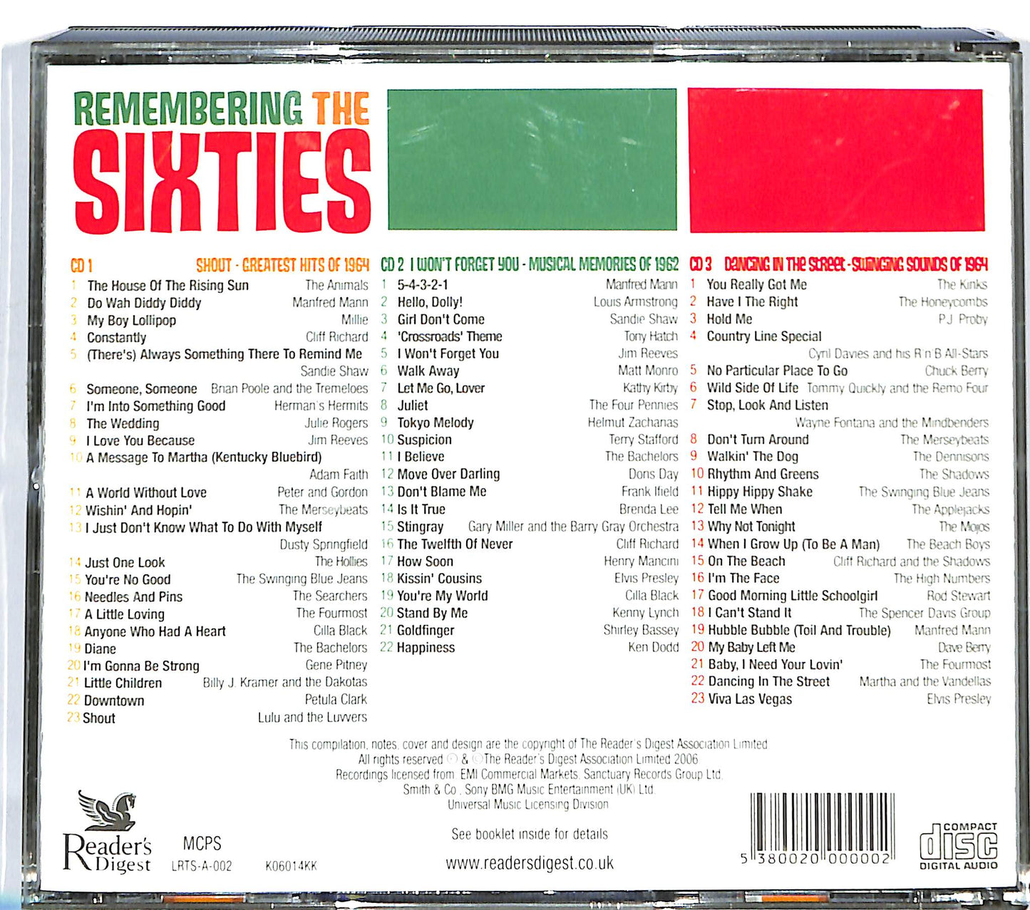 EBOND Various - Remembering The Sixties - 1964 CD CD124950